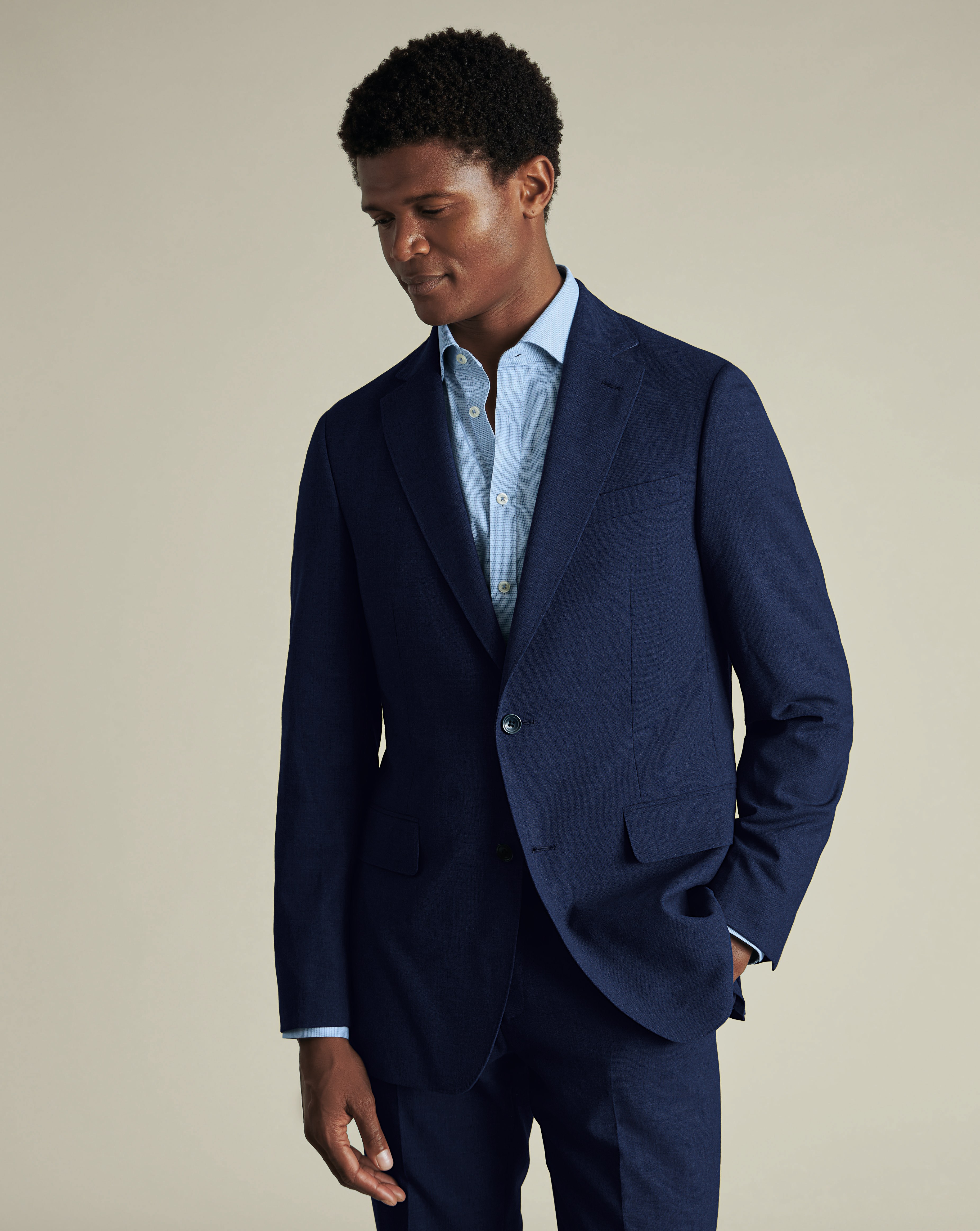Ultimate Performance Suit Jacket - Ink Blue