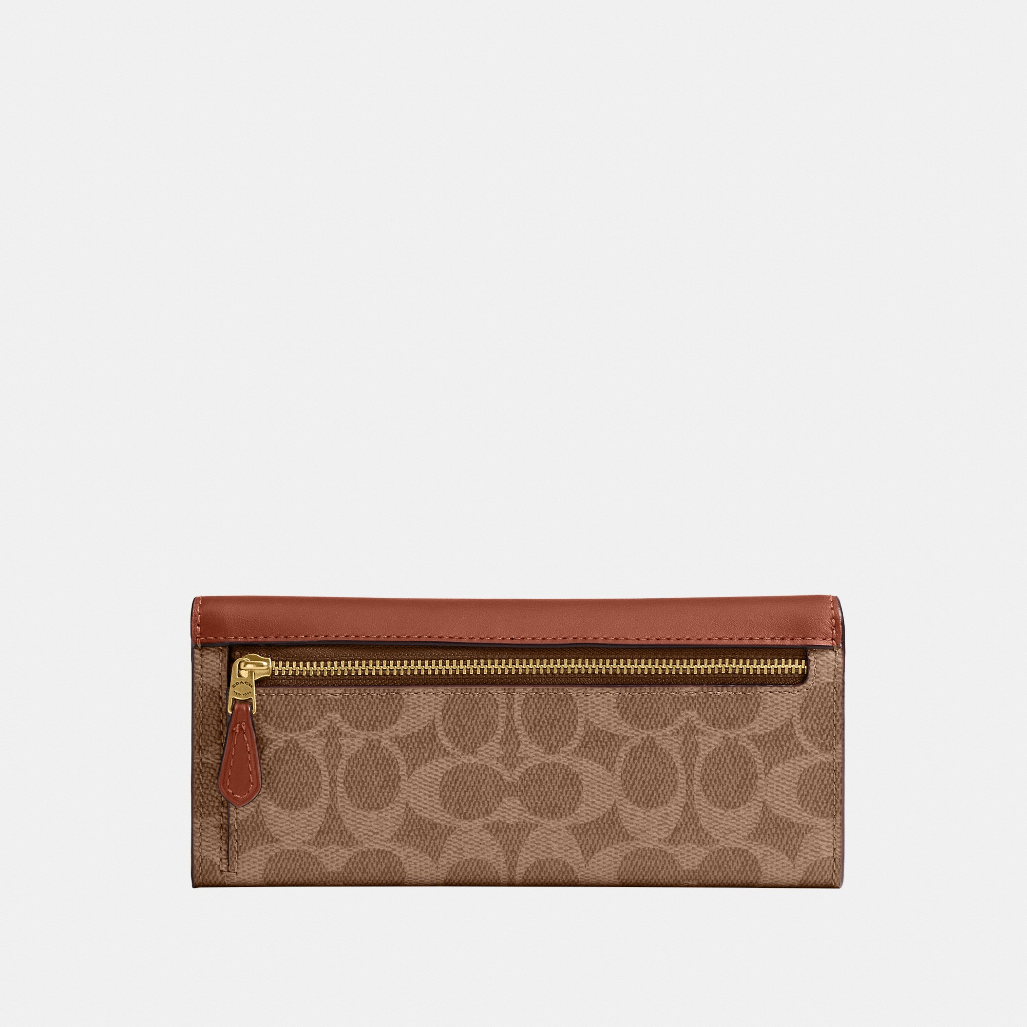Mila Long Flap Wallet In Signature Canvas