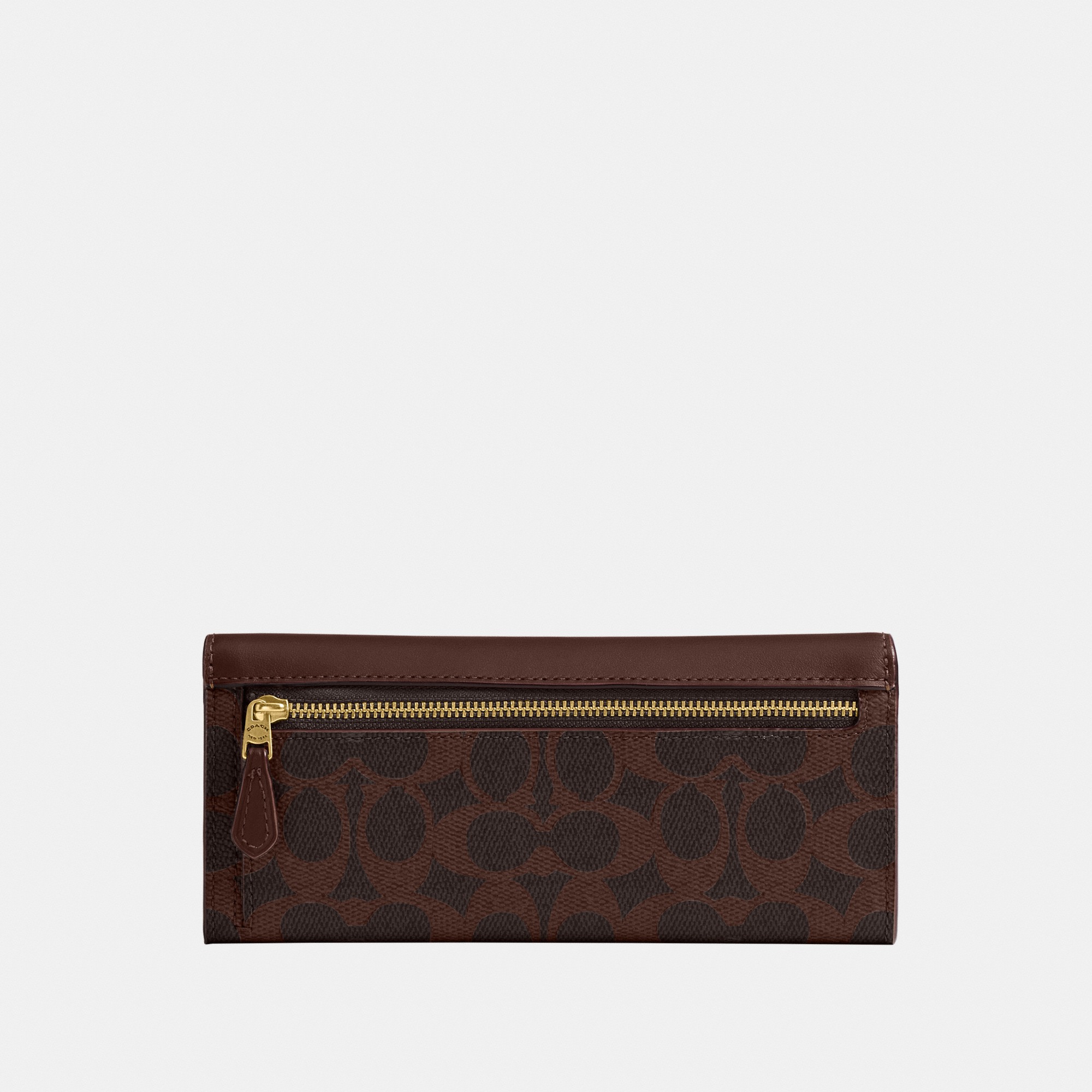 Mila Long Flap Wallet In Signature Canvas