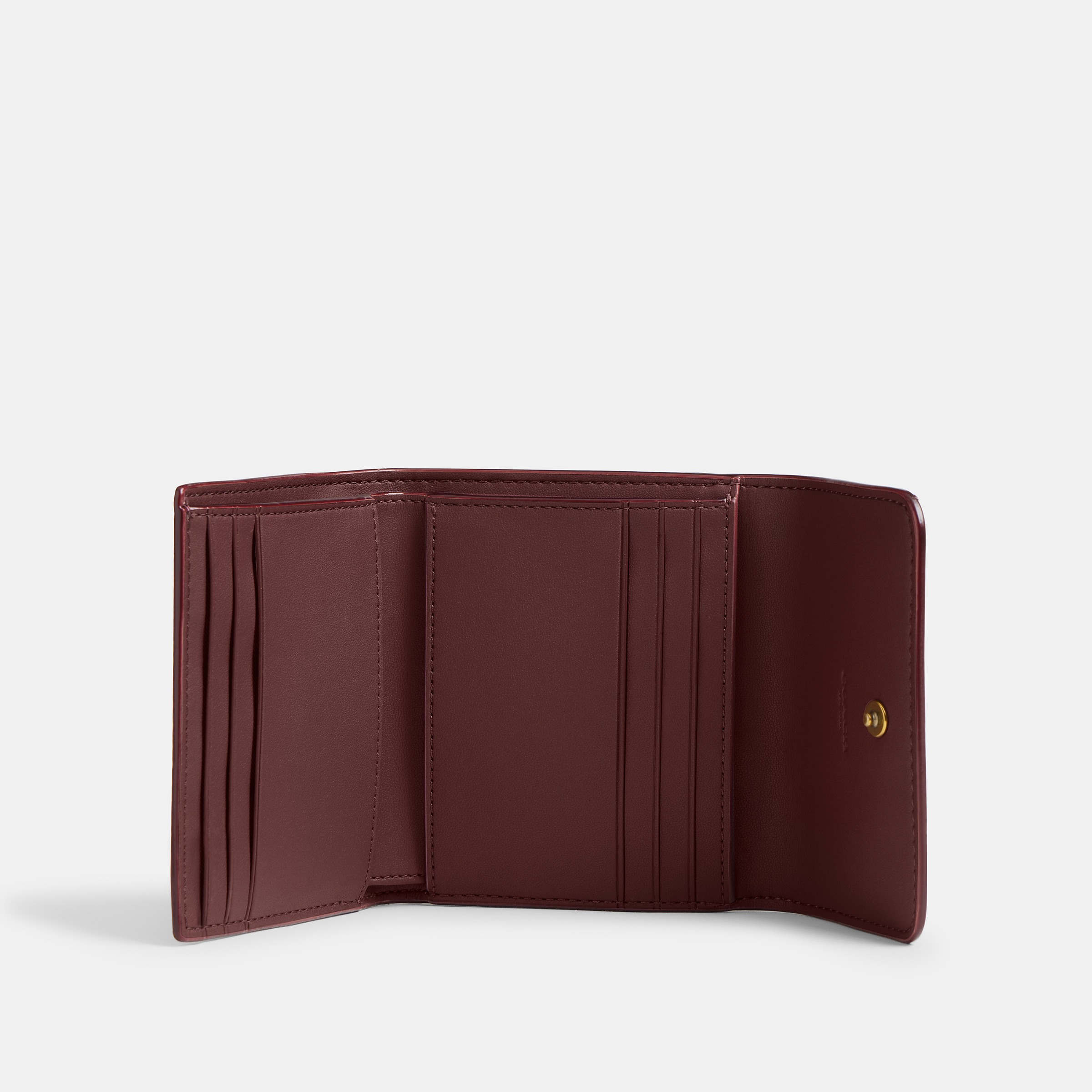 Mila Small Flap Wallet In Signature Canvas