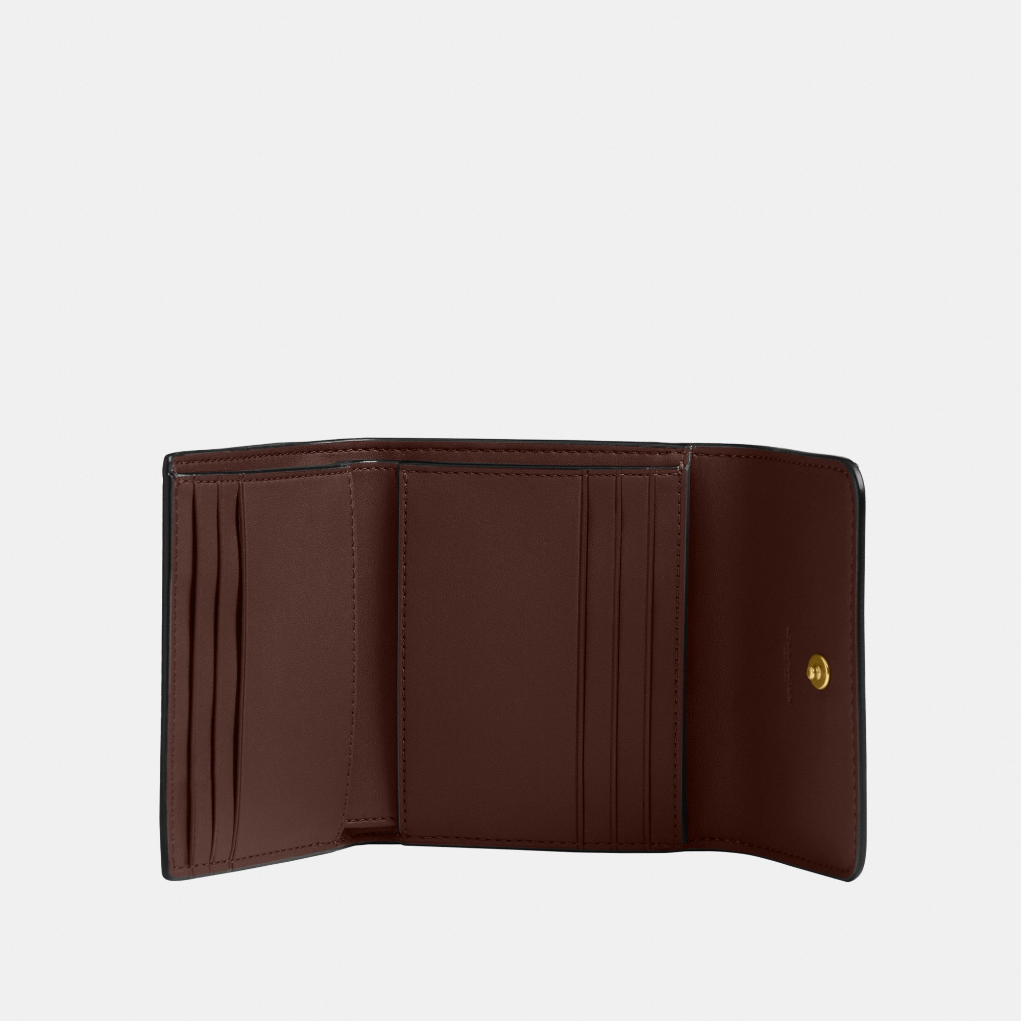 Mila Small Flap Wallet In Signature Canvas
