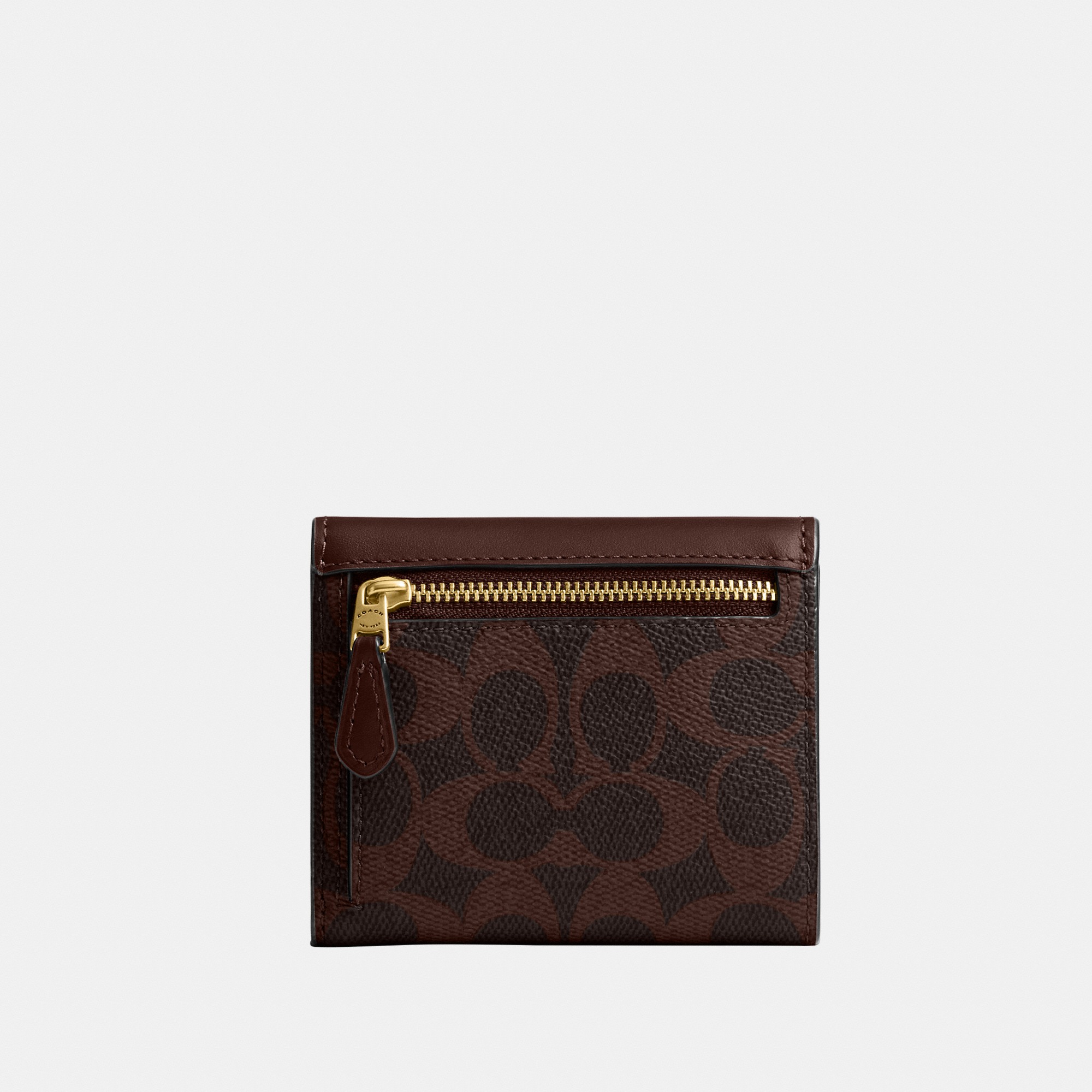 Mila Small Flap Wallet In Signature Canvas