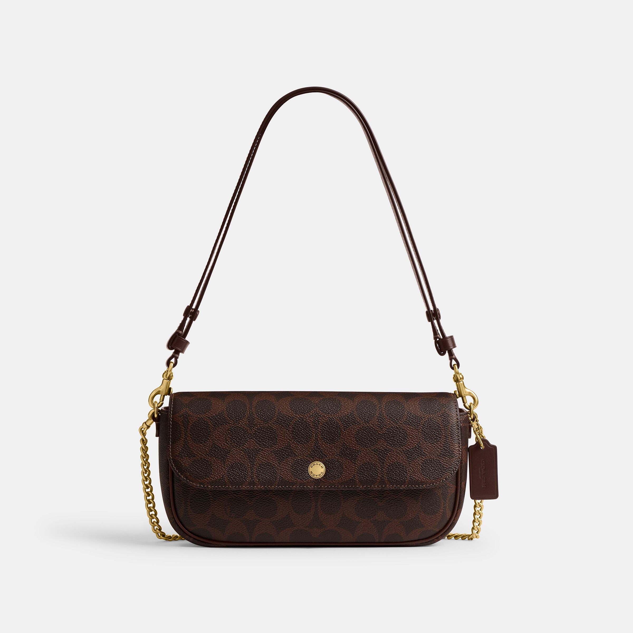 Brook Flap Chain Bag In Signature Canvas