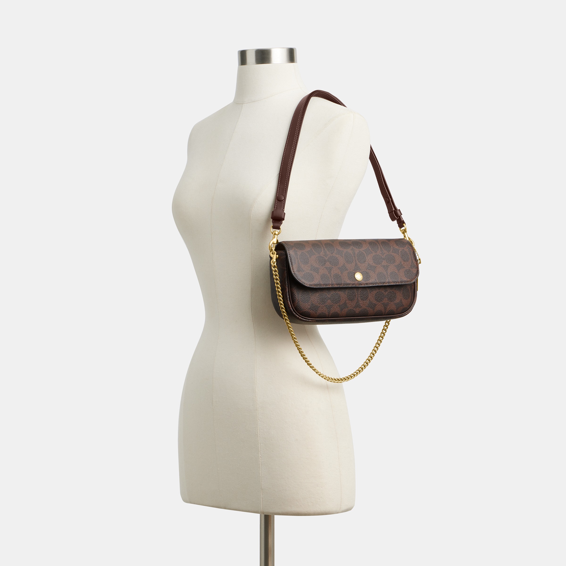 Brook Flap Chain Bag In Signature Canvas