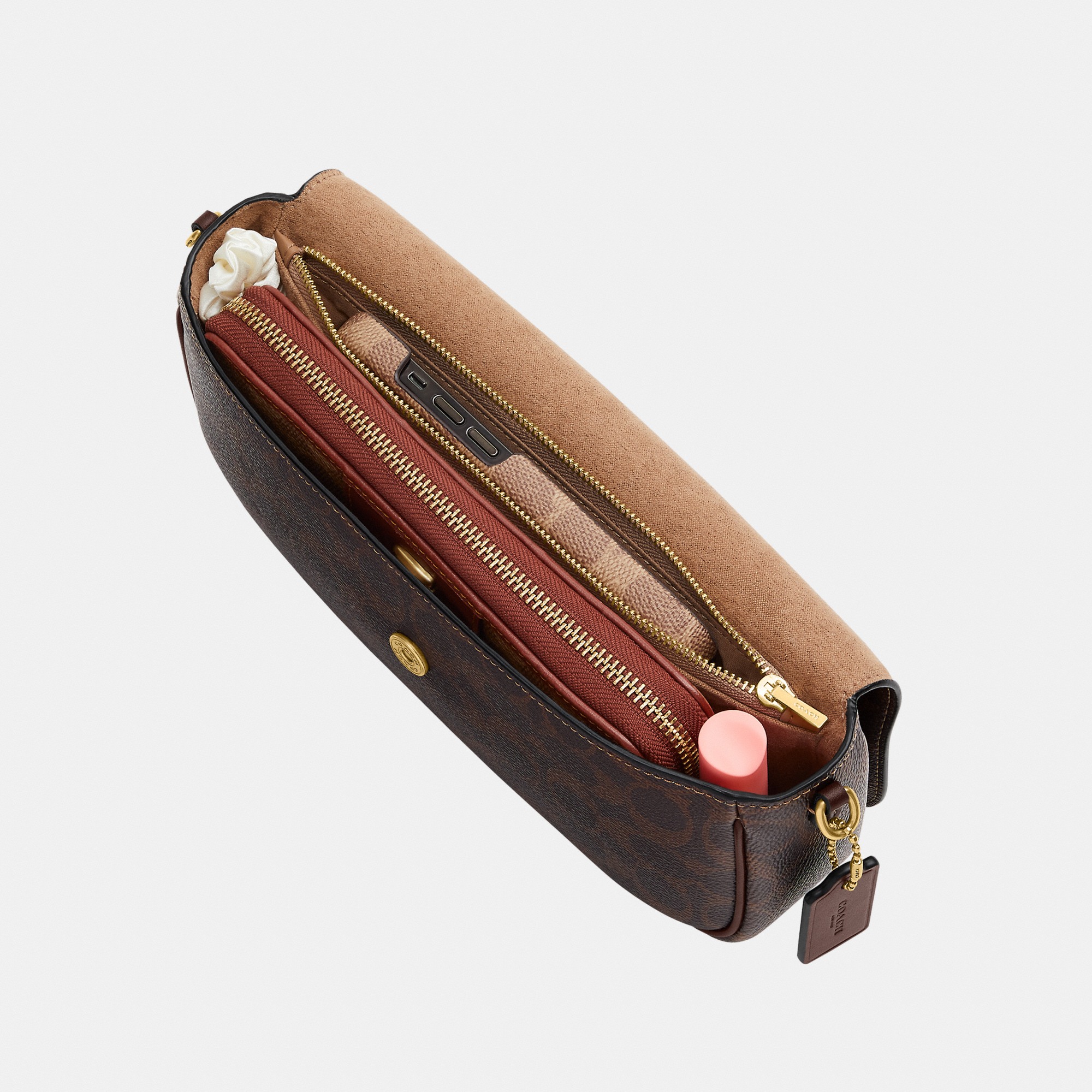 Brook Flap Chain Bag In Signature Canvas