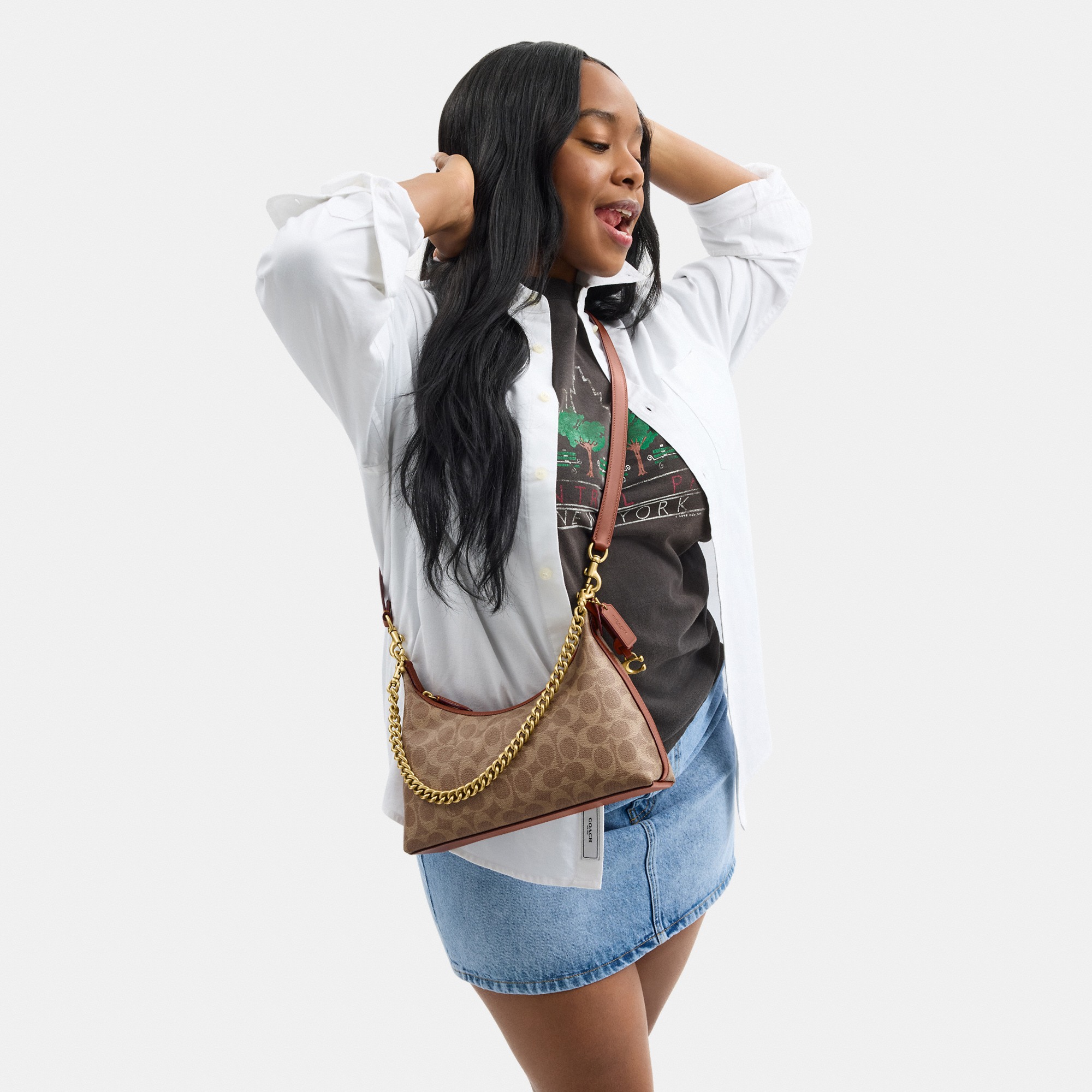 Juliet Shoulder Bag 25 In Signature Canvas