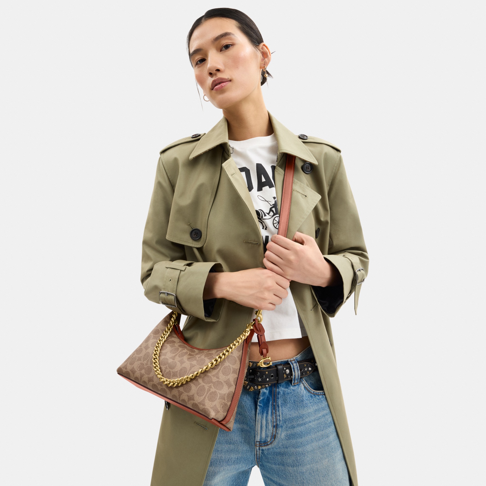Juliet Shoulder Bag 25 In Signature Canvas