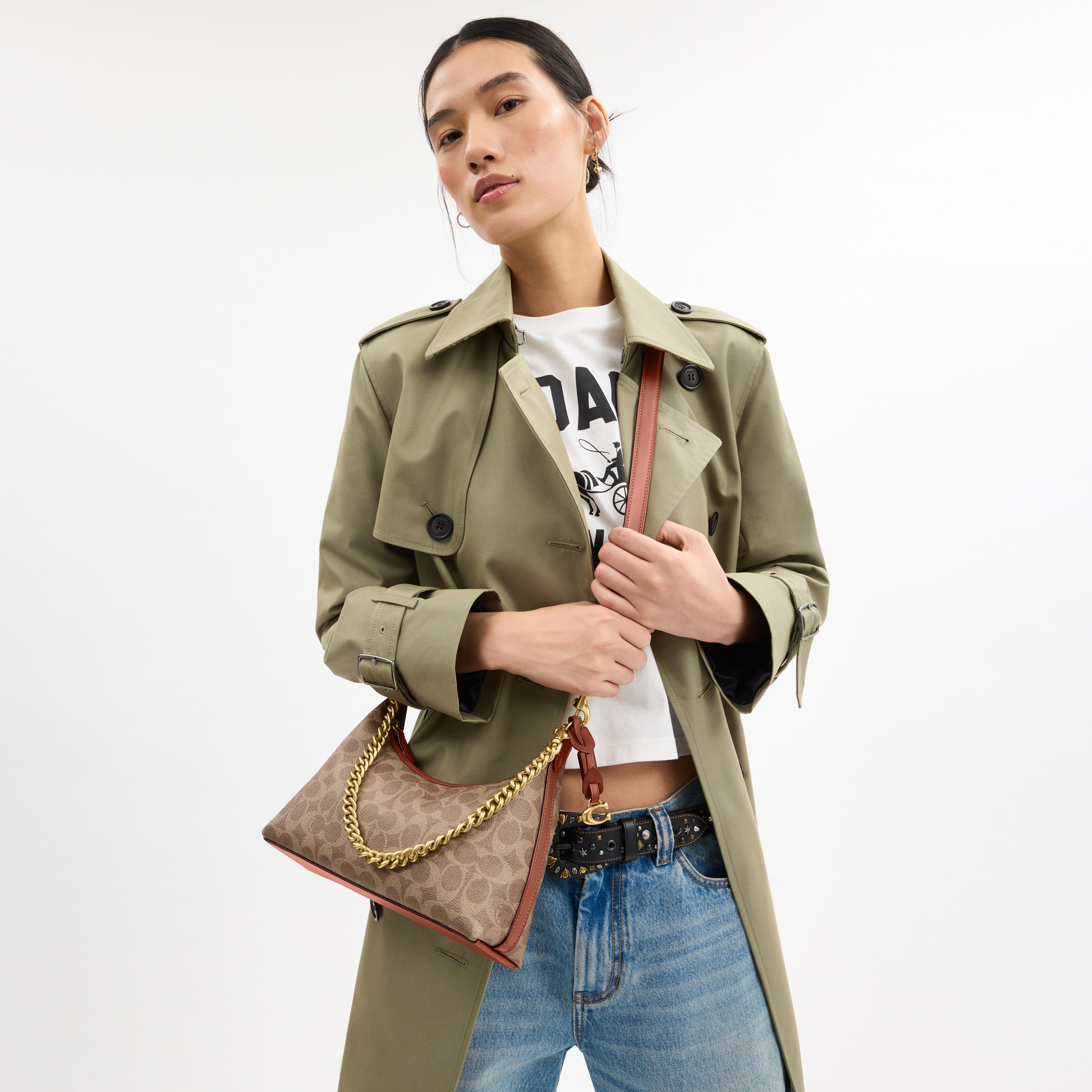 Juliet Shoulder Bag 25 In Signature Canvas