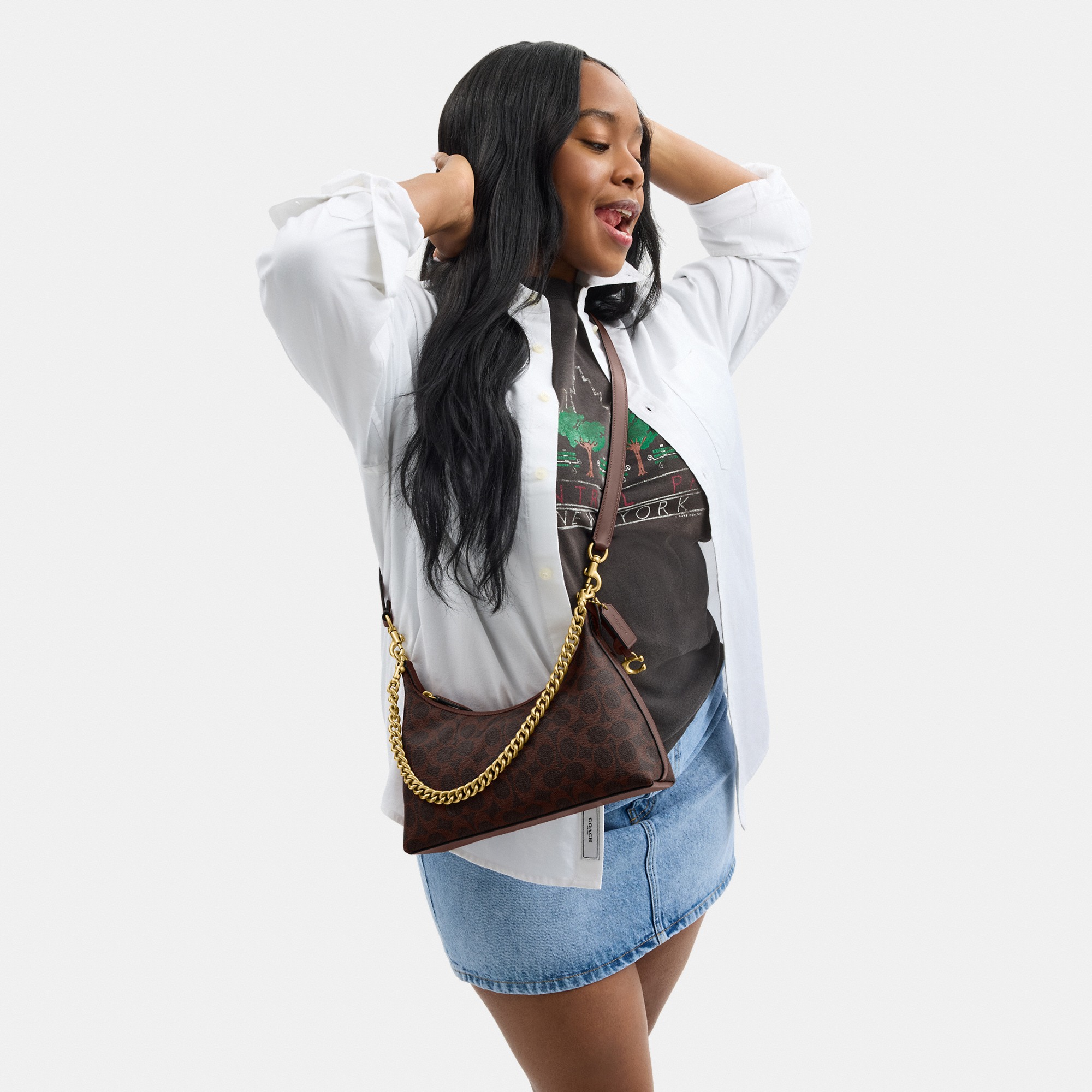 Juliet Shoulder Bag 25 In Signature Canvas
