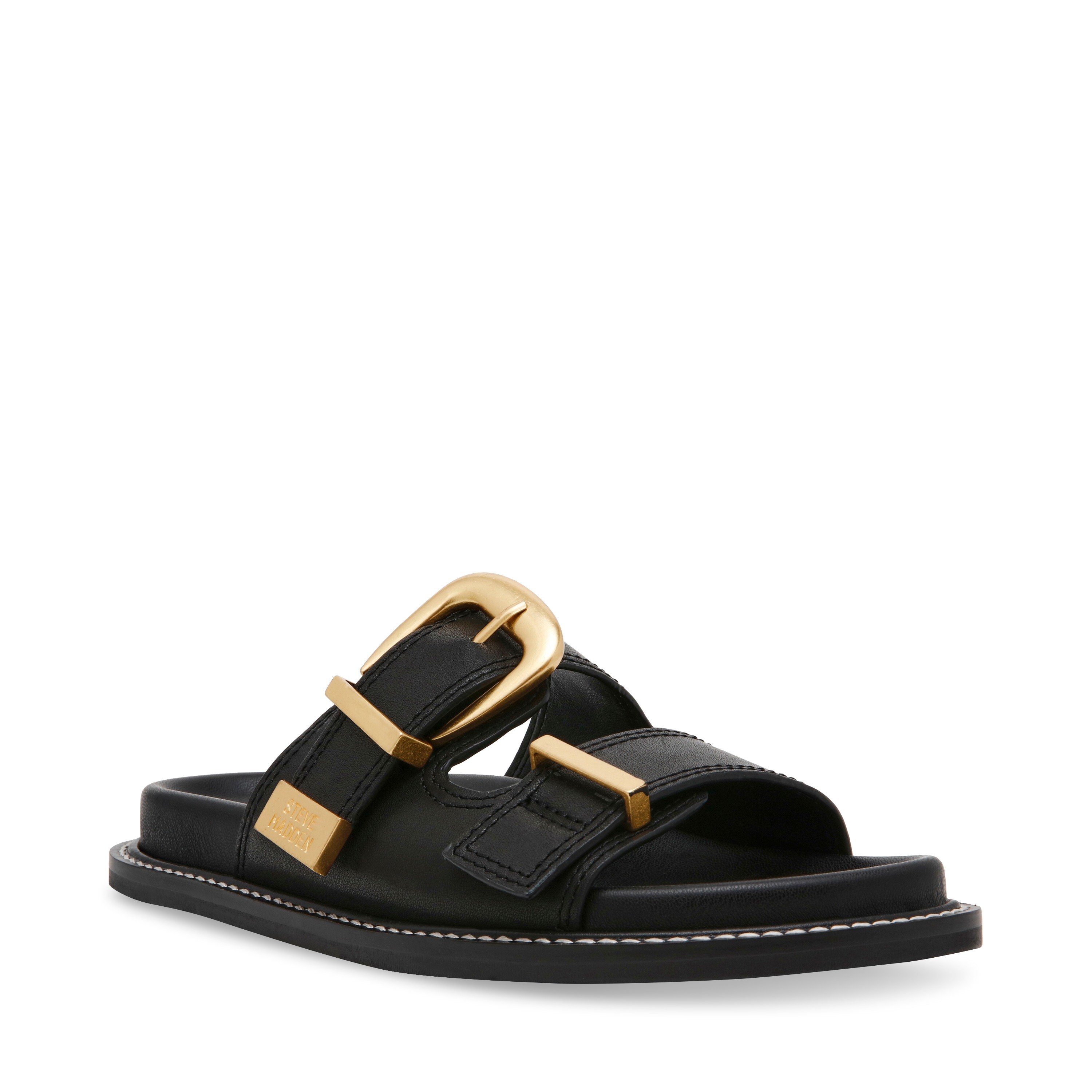 Arch-In Black Action Leather Flats