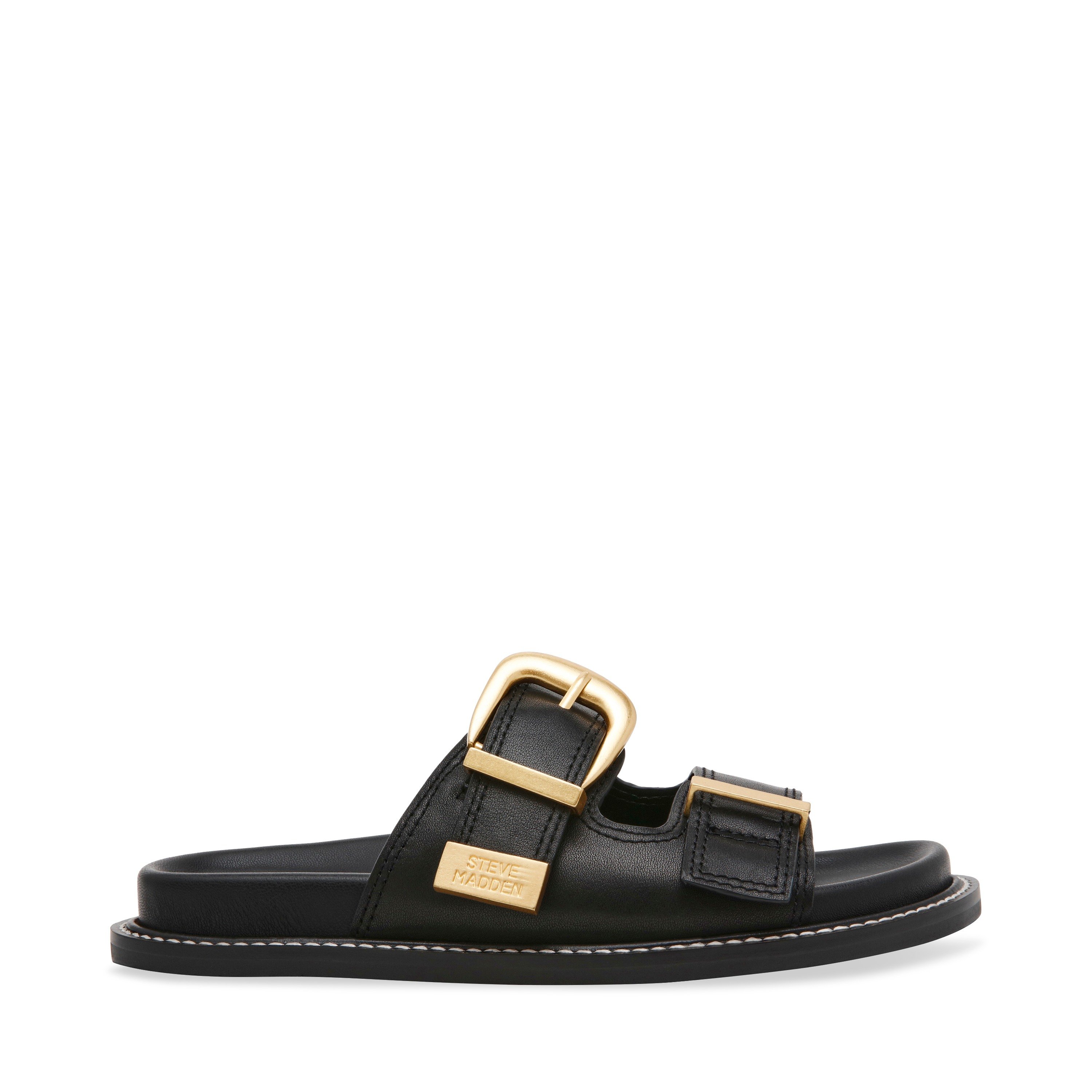 Arch-In Black Action Leather Flats