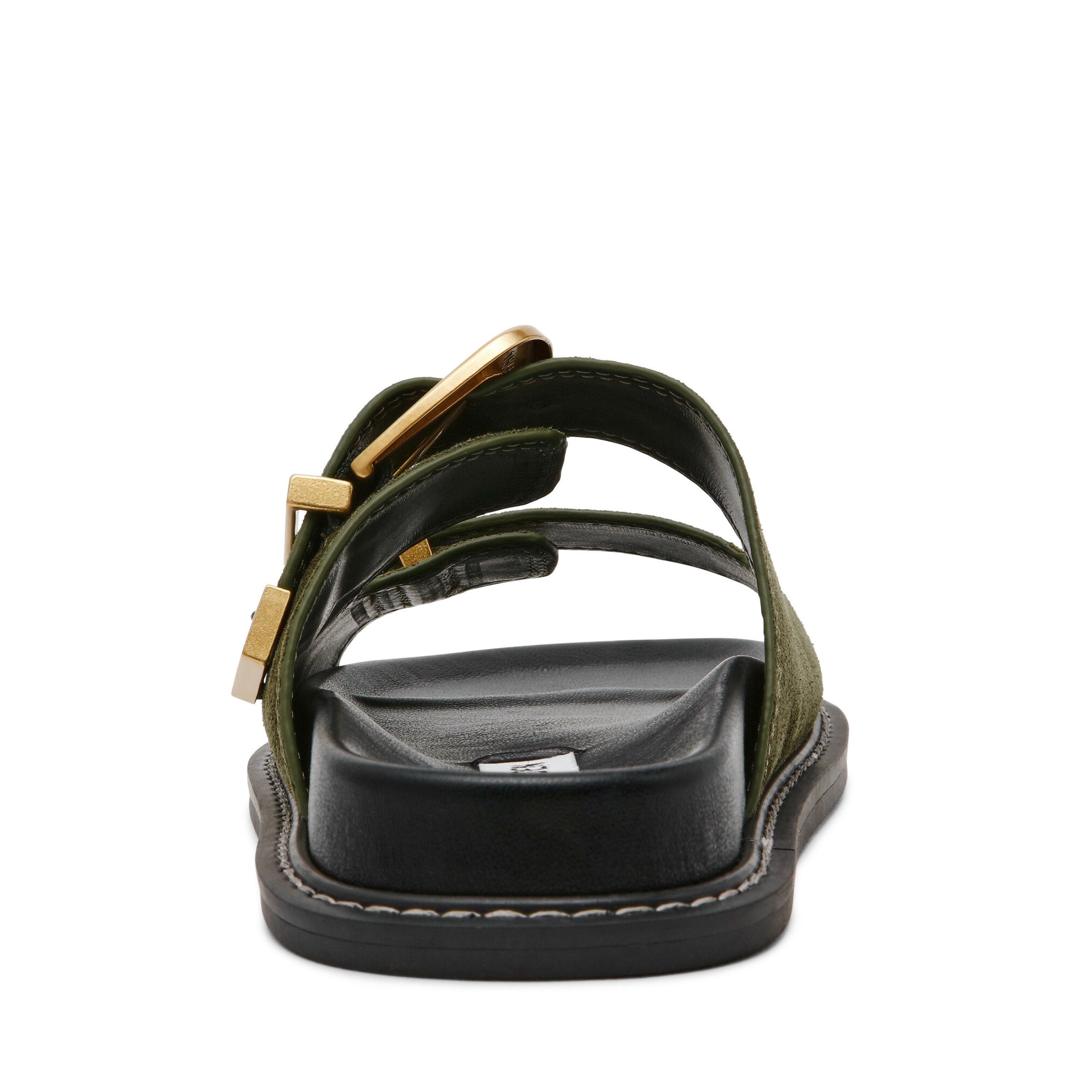 Arch-In Olive Suede Flats