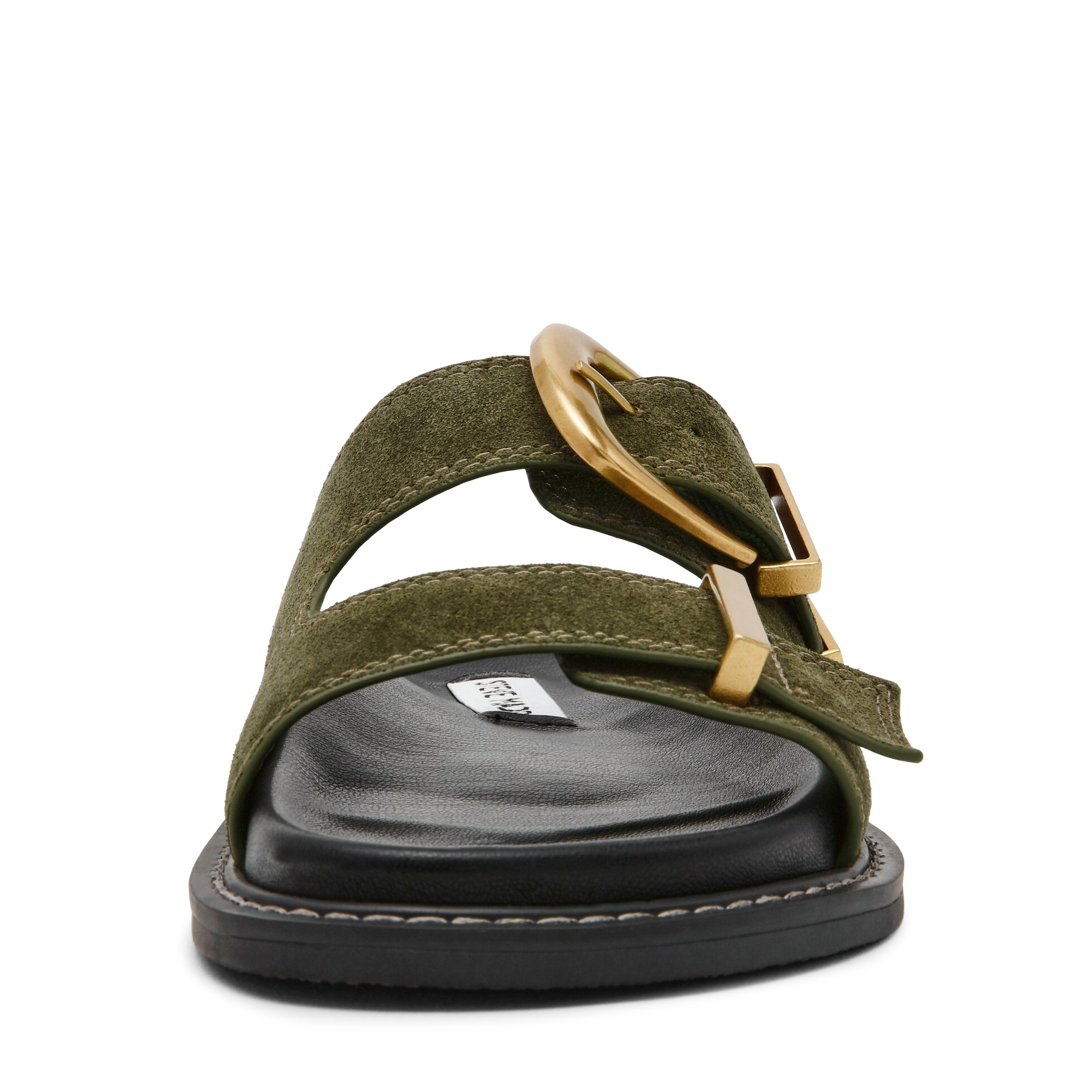 Arch-In Olive Suede Flats