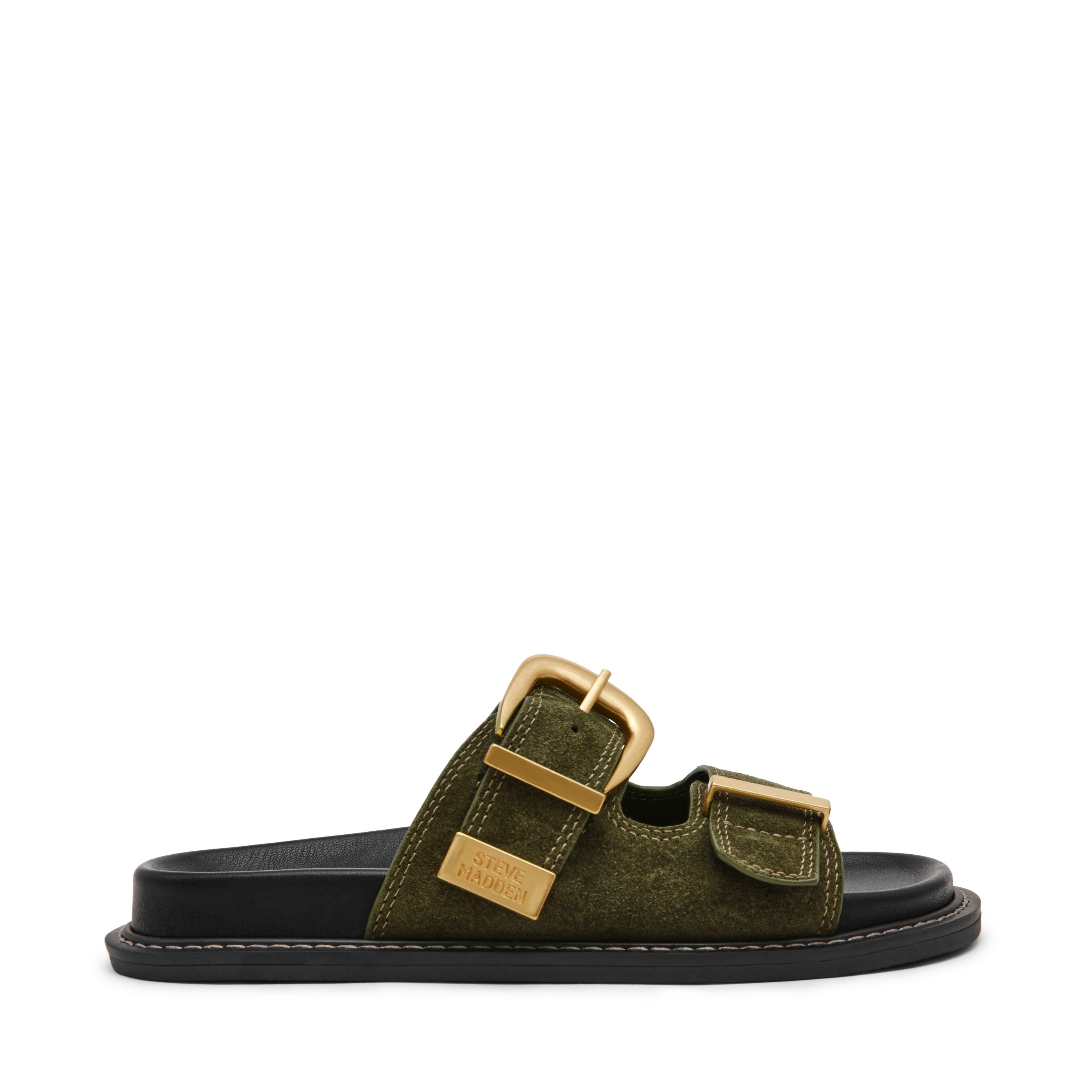 Arch-In Olive Suede Flats