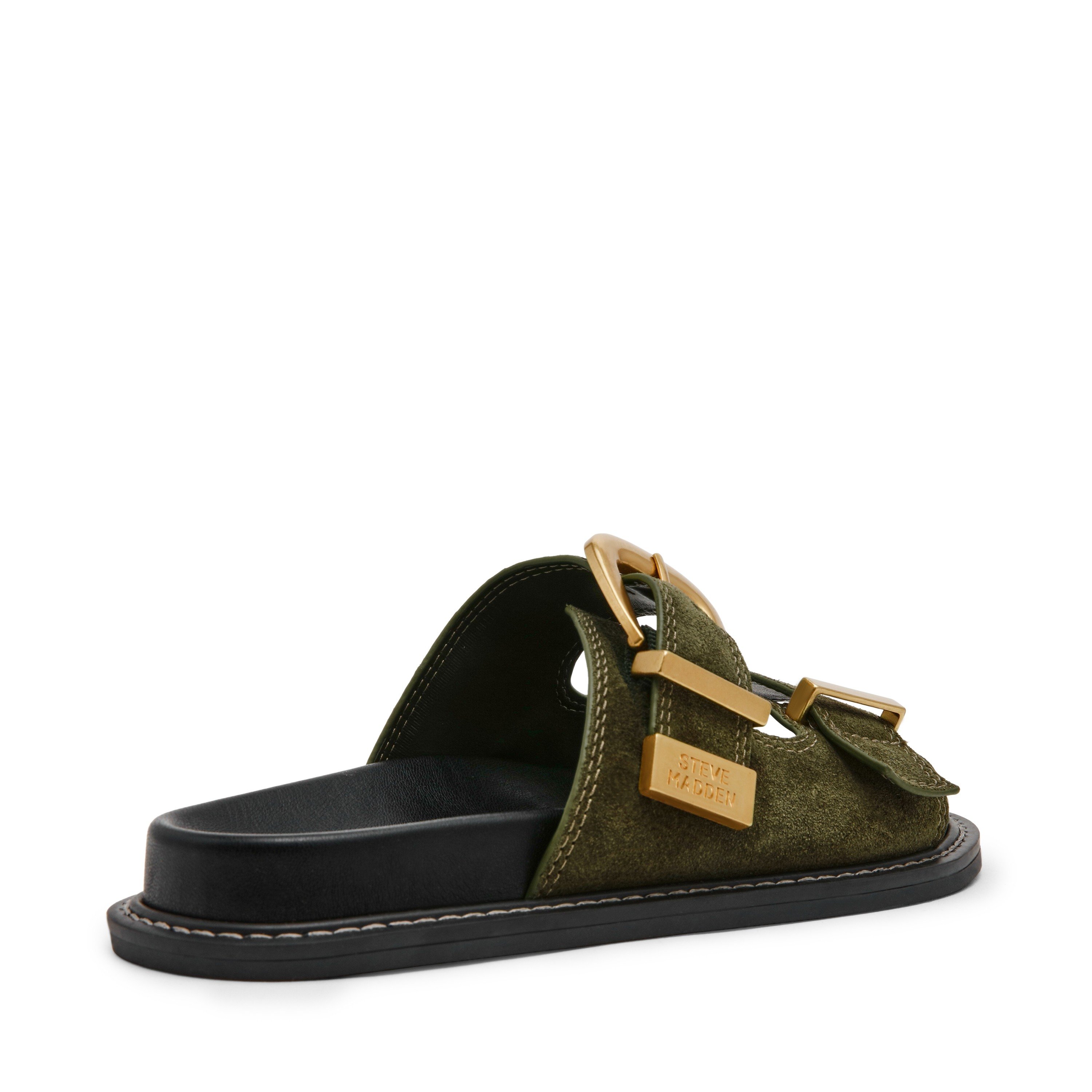 Arch-In Olive Suede Flats