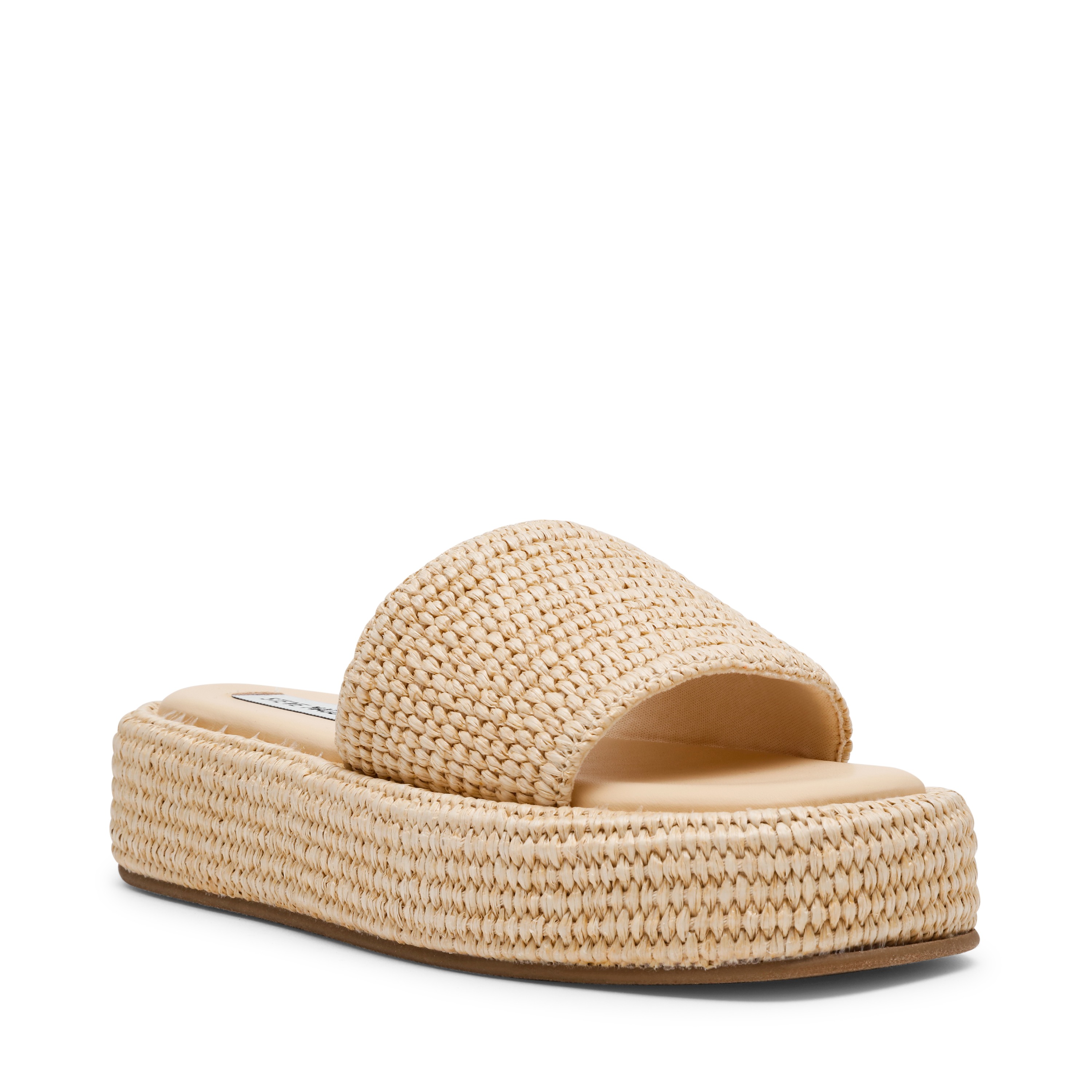 Beachy-In Natural Raffia Wedges