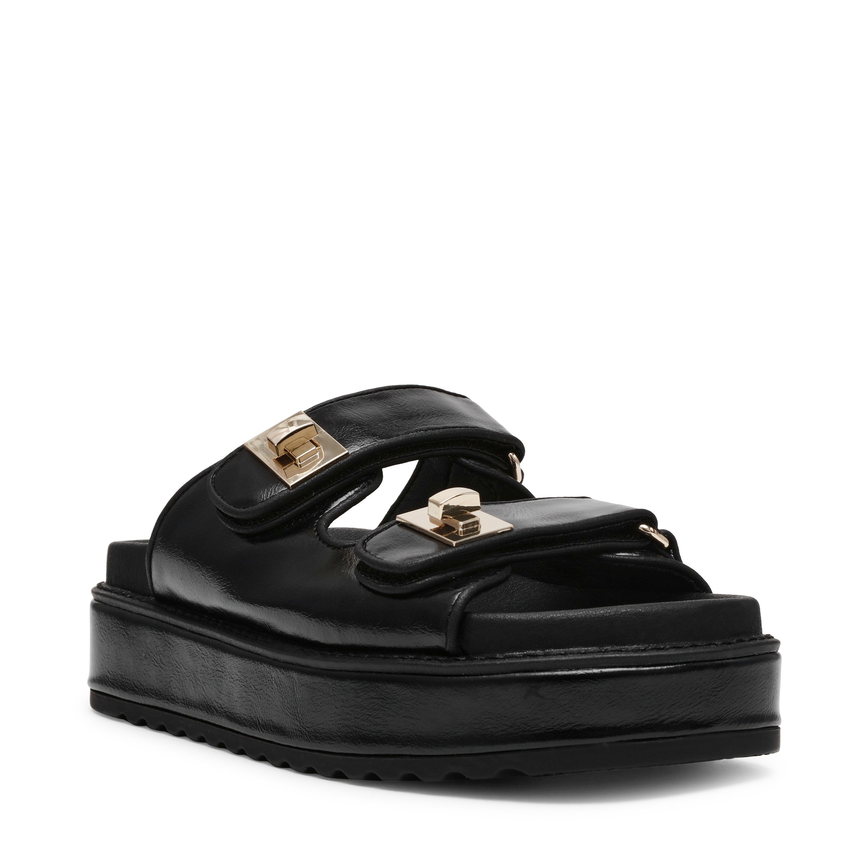 Bigschmona-In Black Suede Wedges