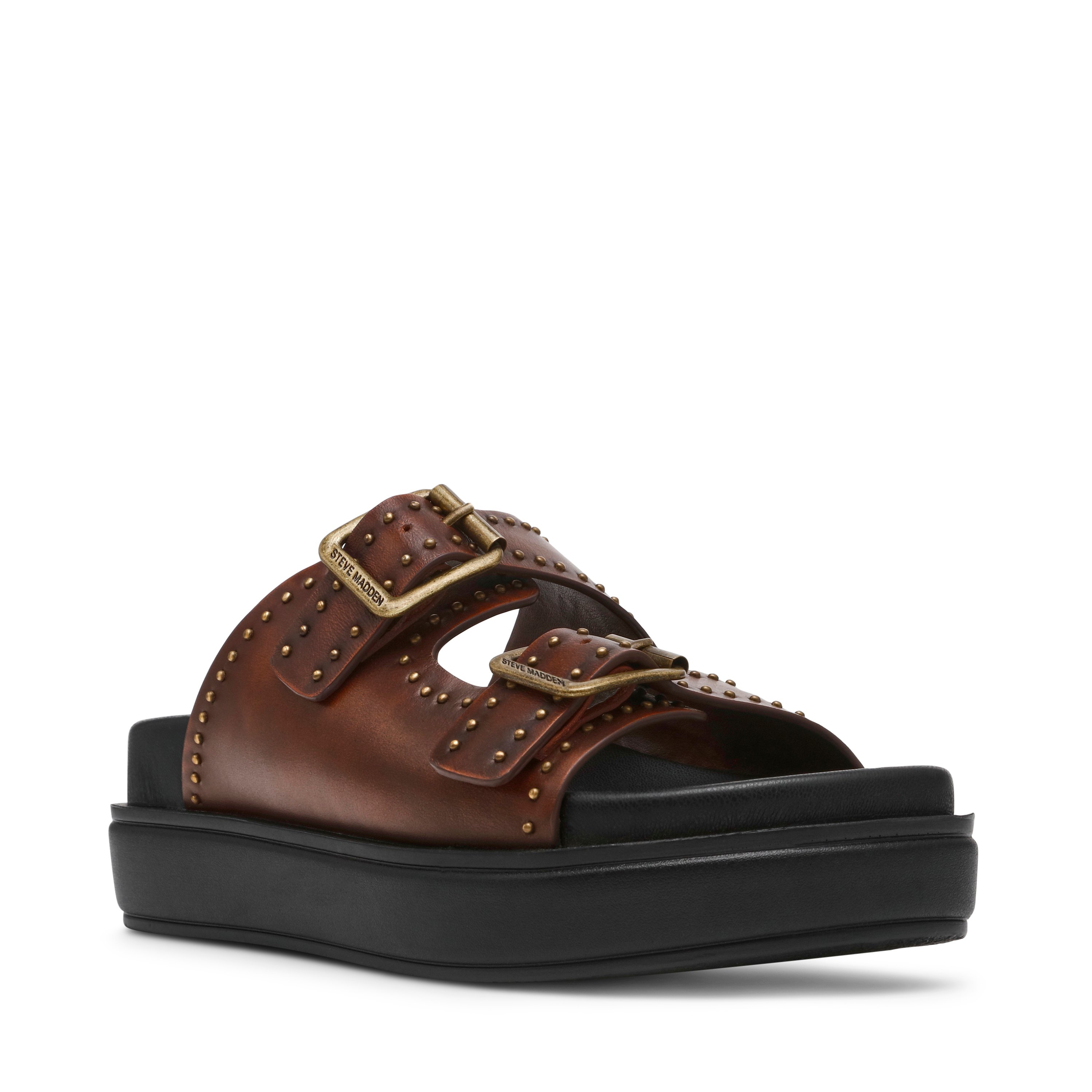 Freelance-In Brown Leather Flats