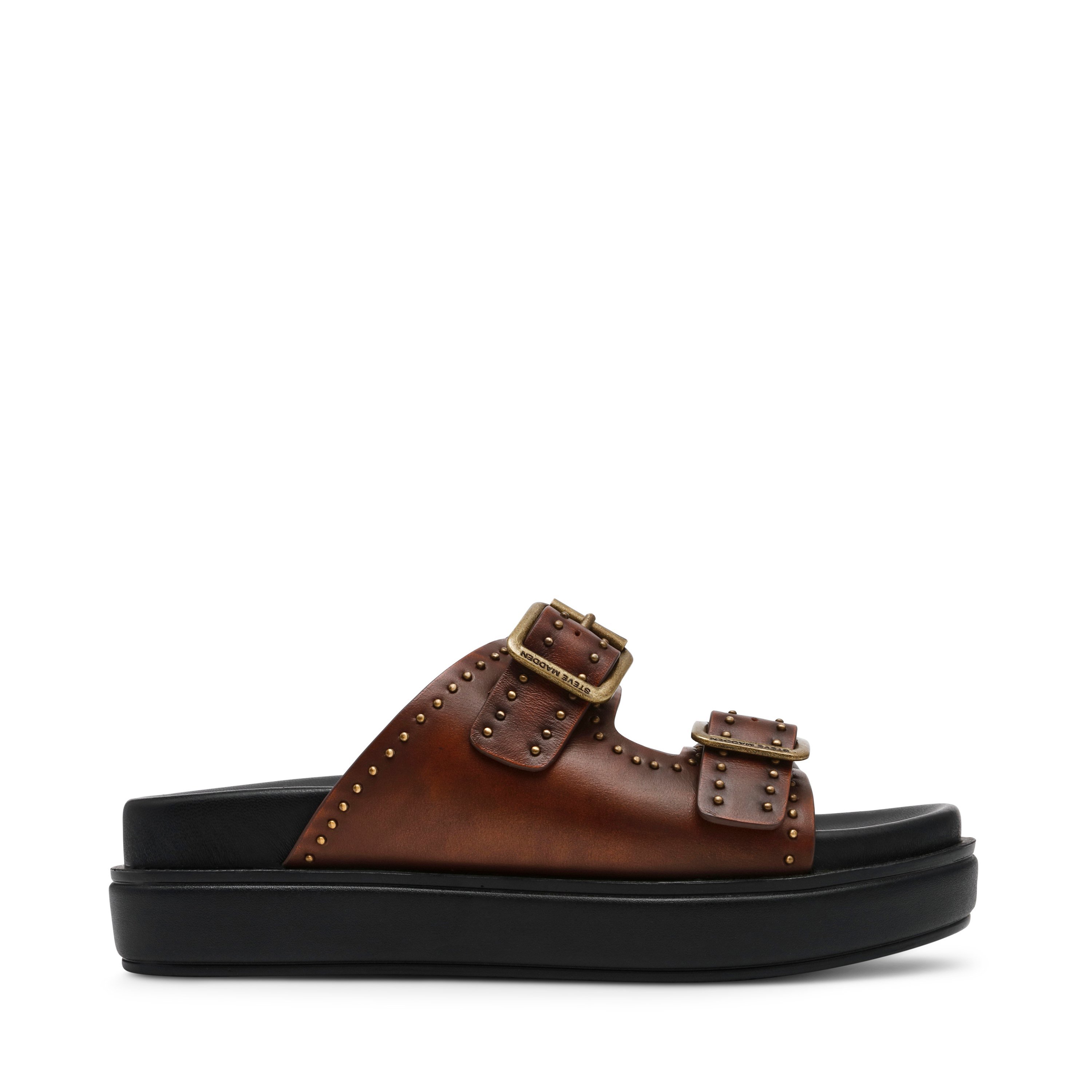 Freelance-In Brown Leather Flats