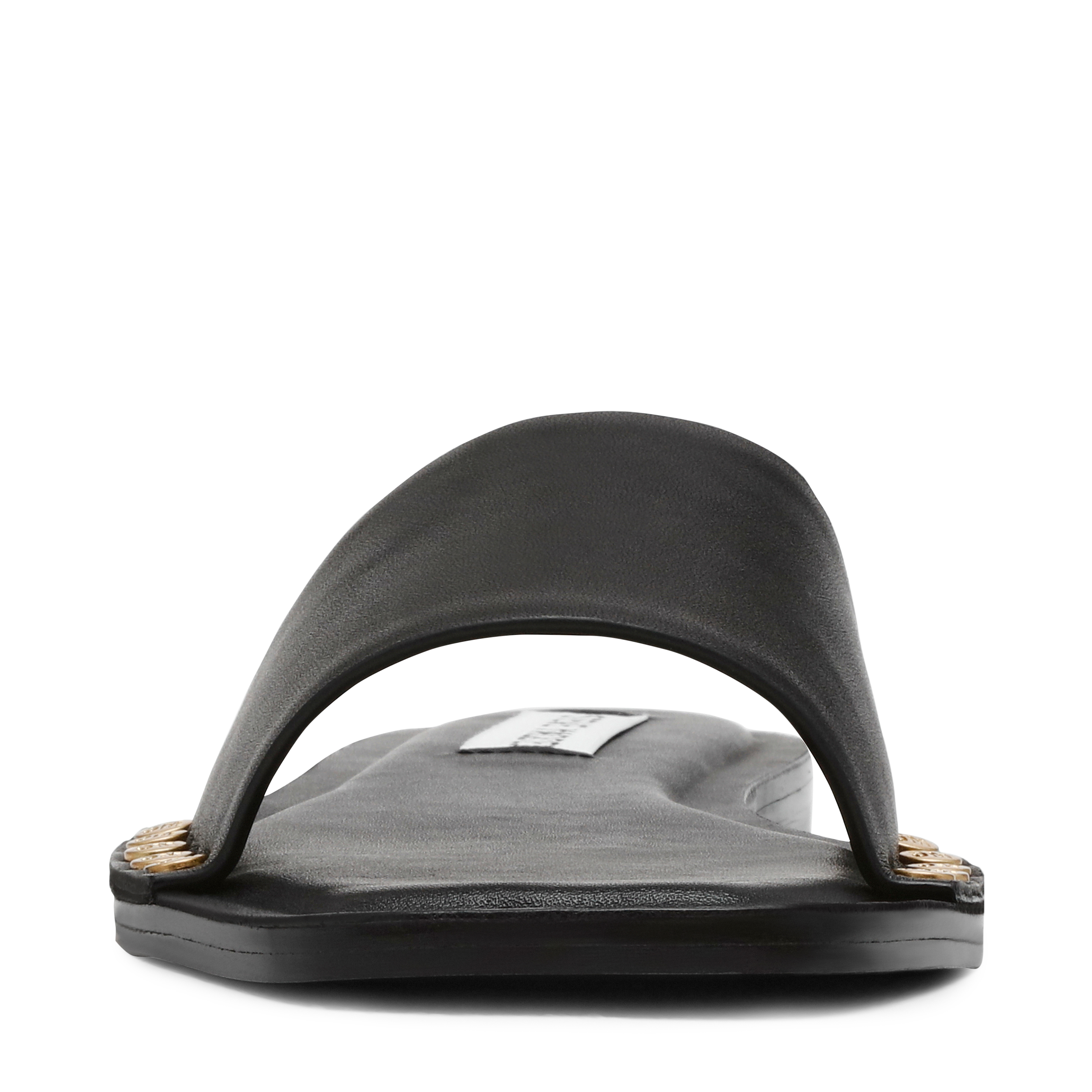 Kapitol-In Black Leather Flats