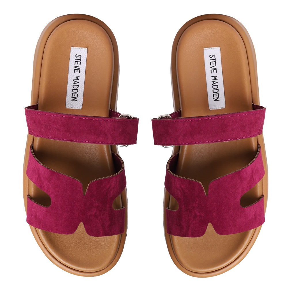 Karsyn-In Plum Suede Wedges