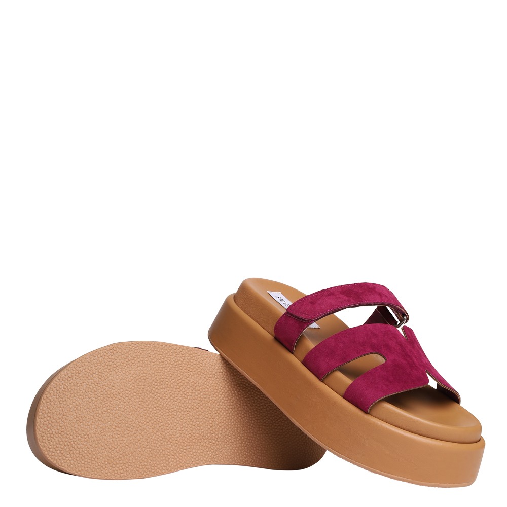 Karsyn-In Plum Suede Wedges