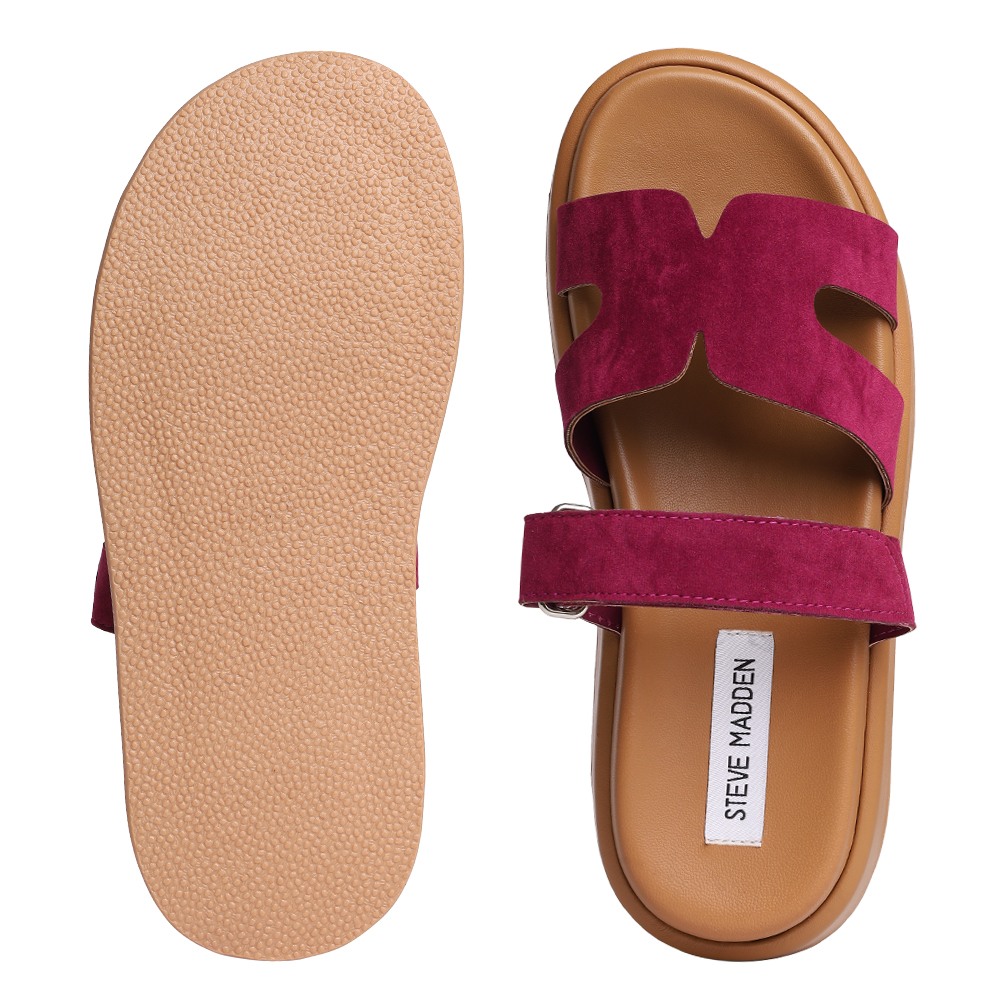Karsyn-In Plum Suede Wedges