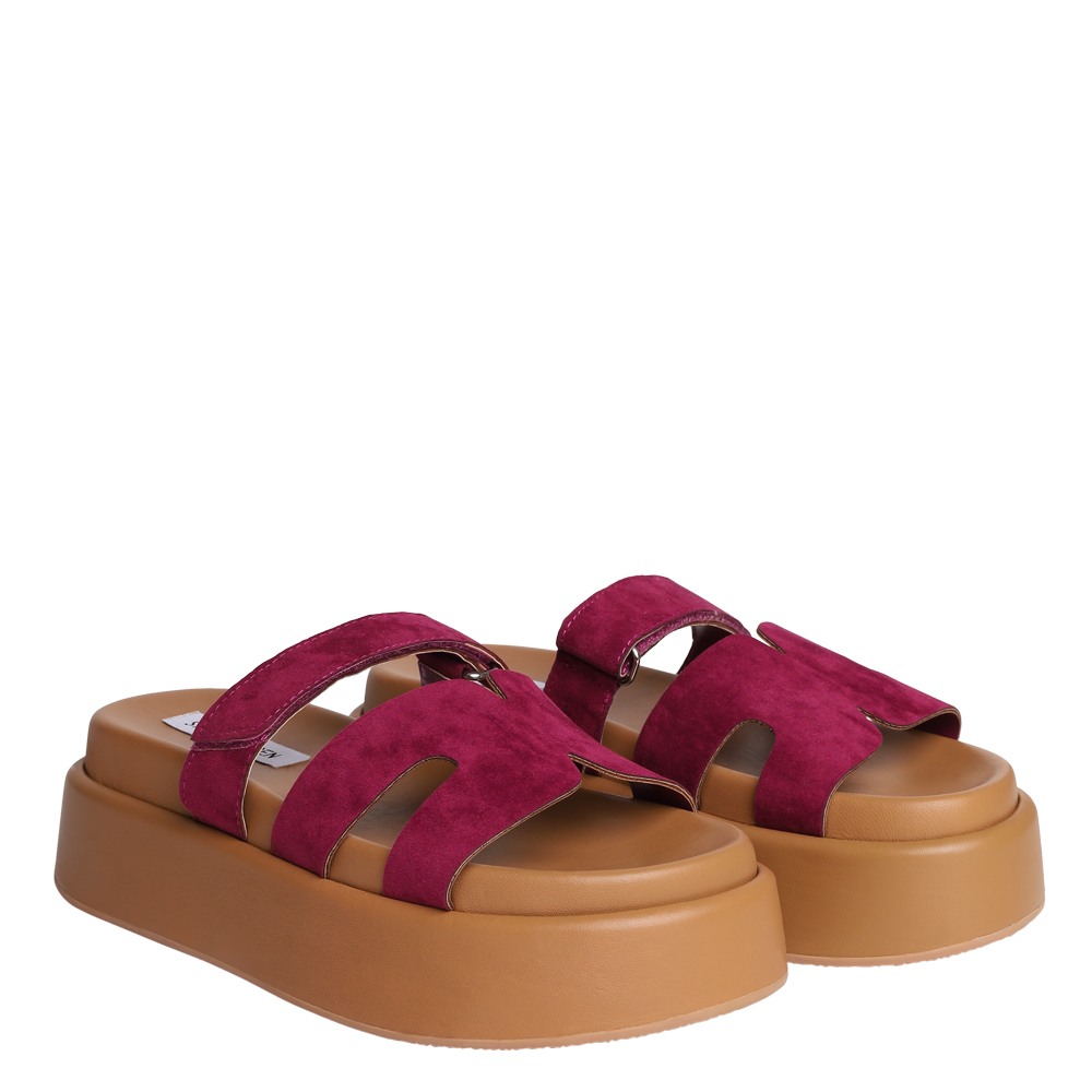Karsyn-In Plum Suede Wedges