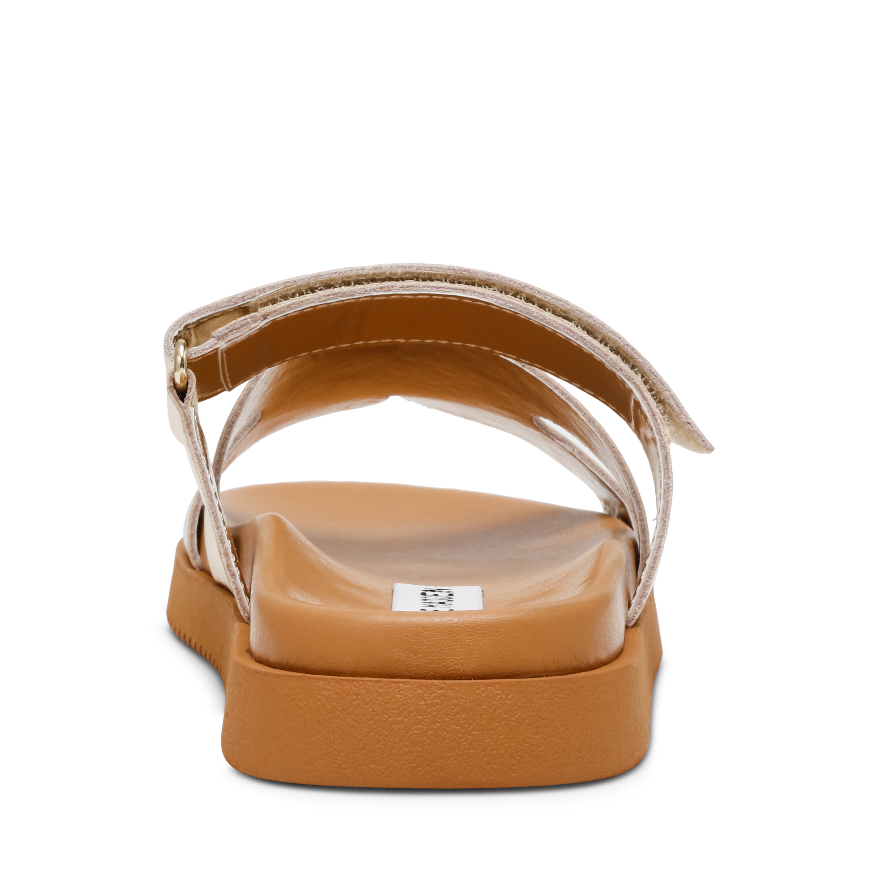 MISSILE-IN Gold Leather Flats