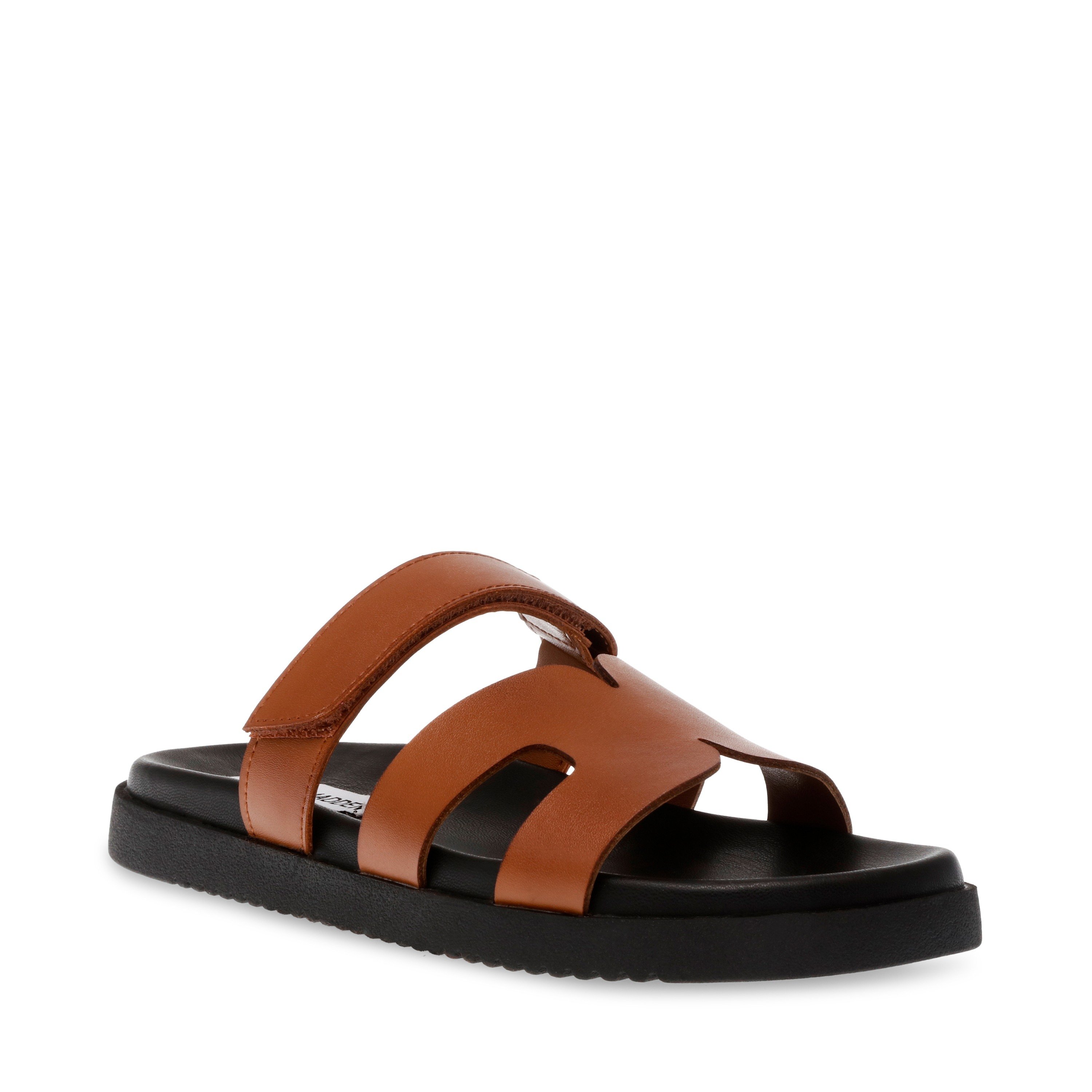 Missile-In Cognac Action Leather Flats
