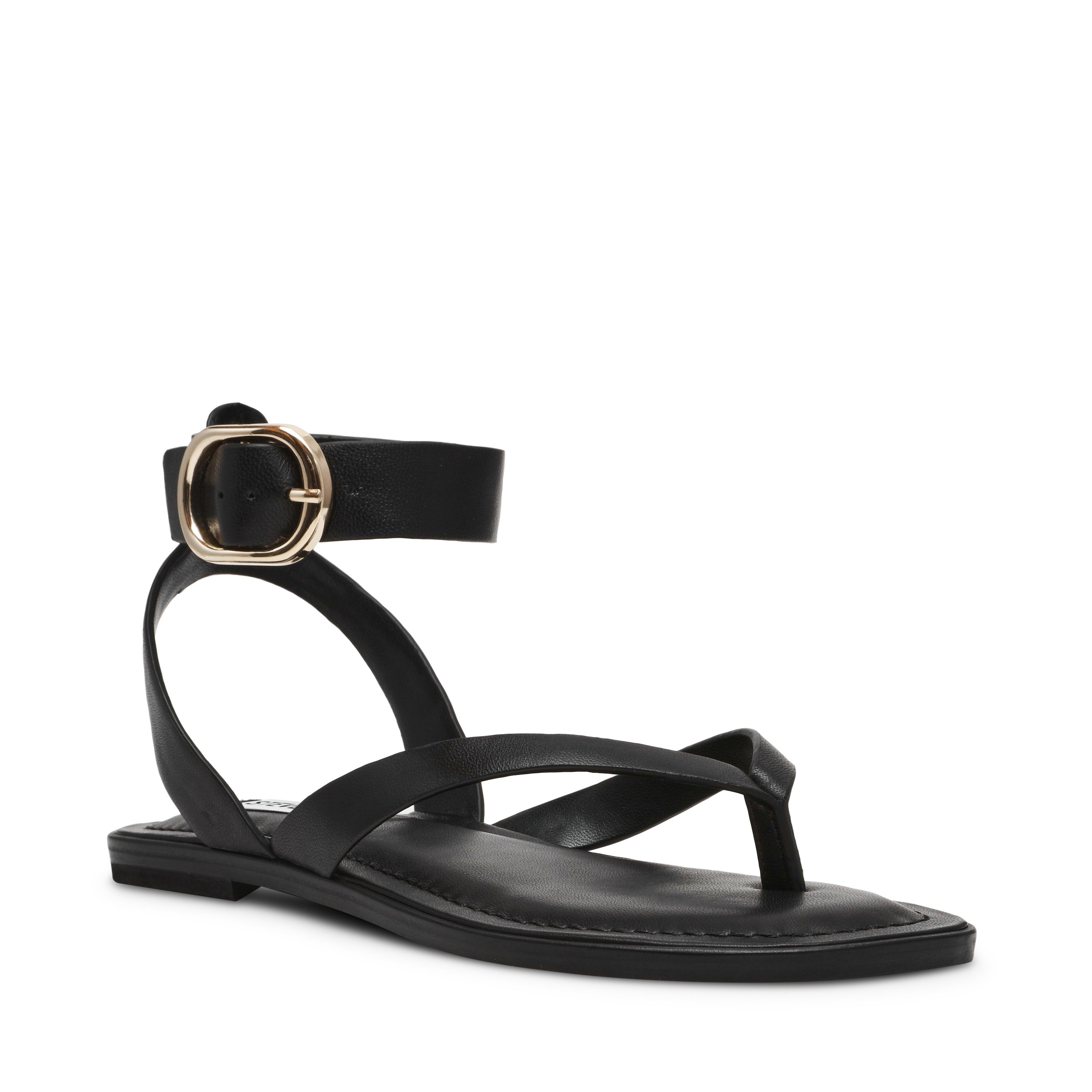 Riddler-In Black  Flats