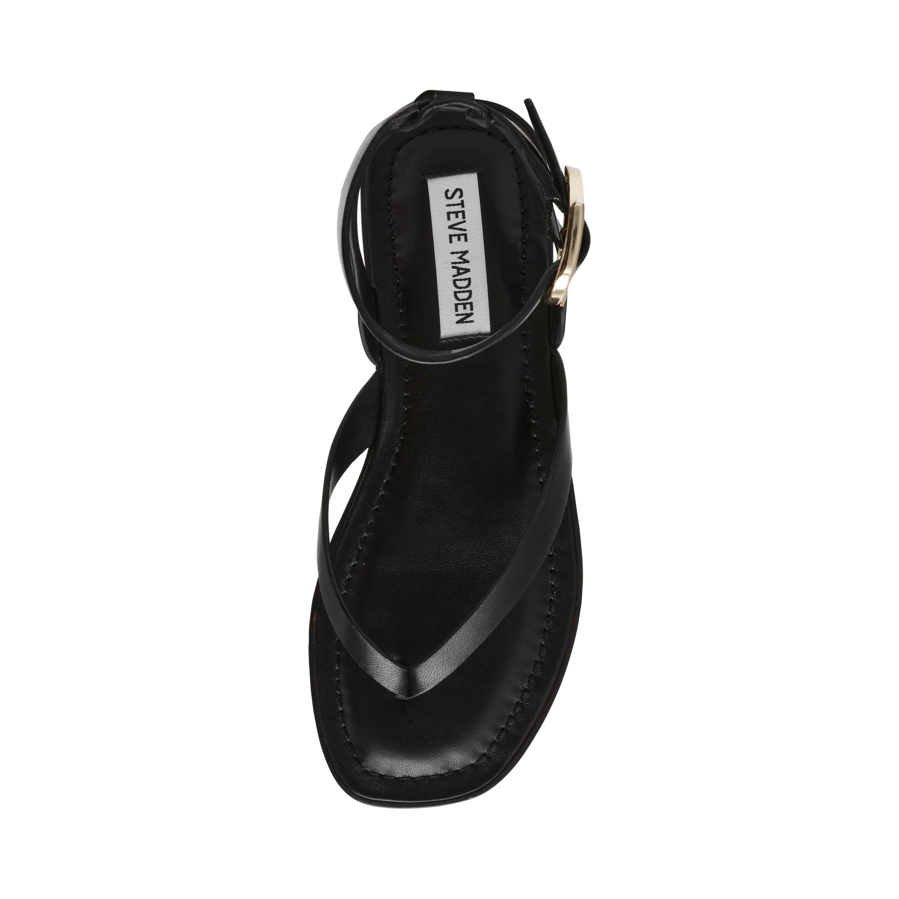 Riddler-In Black  Flats
