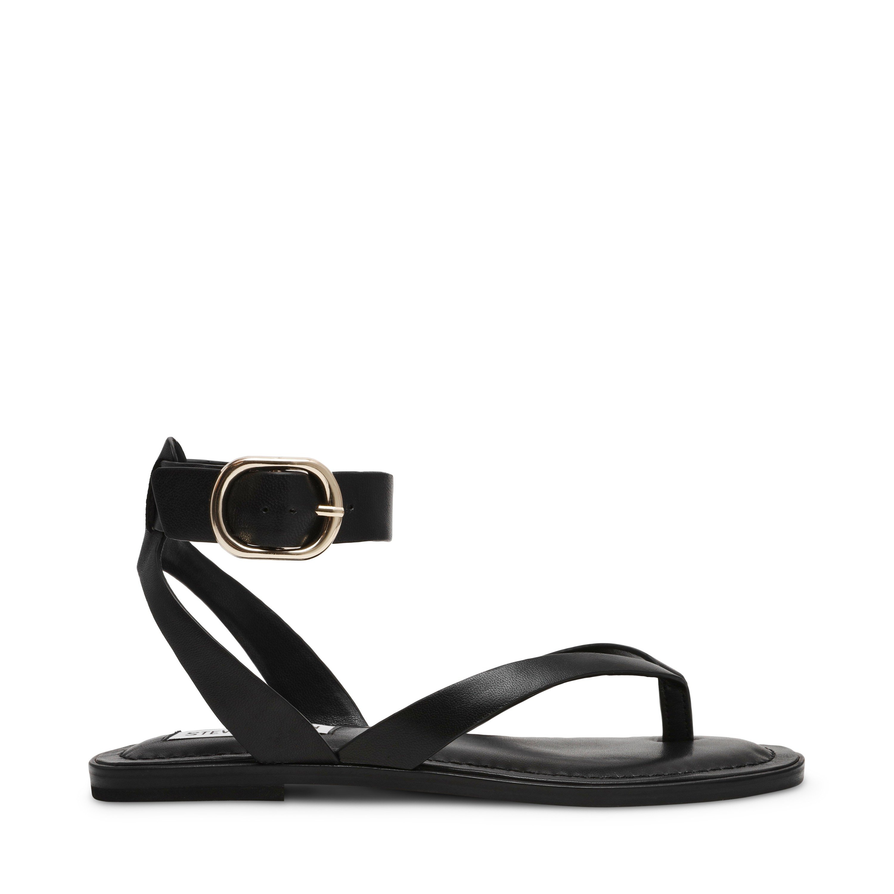 Riddler-In Black  Flats