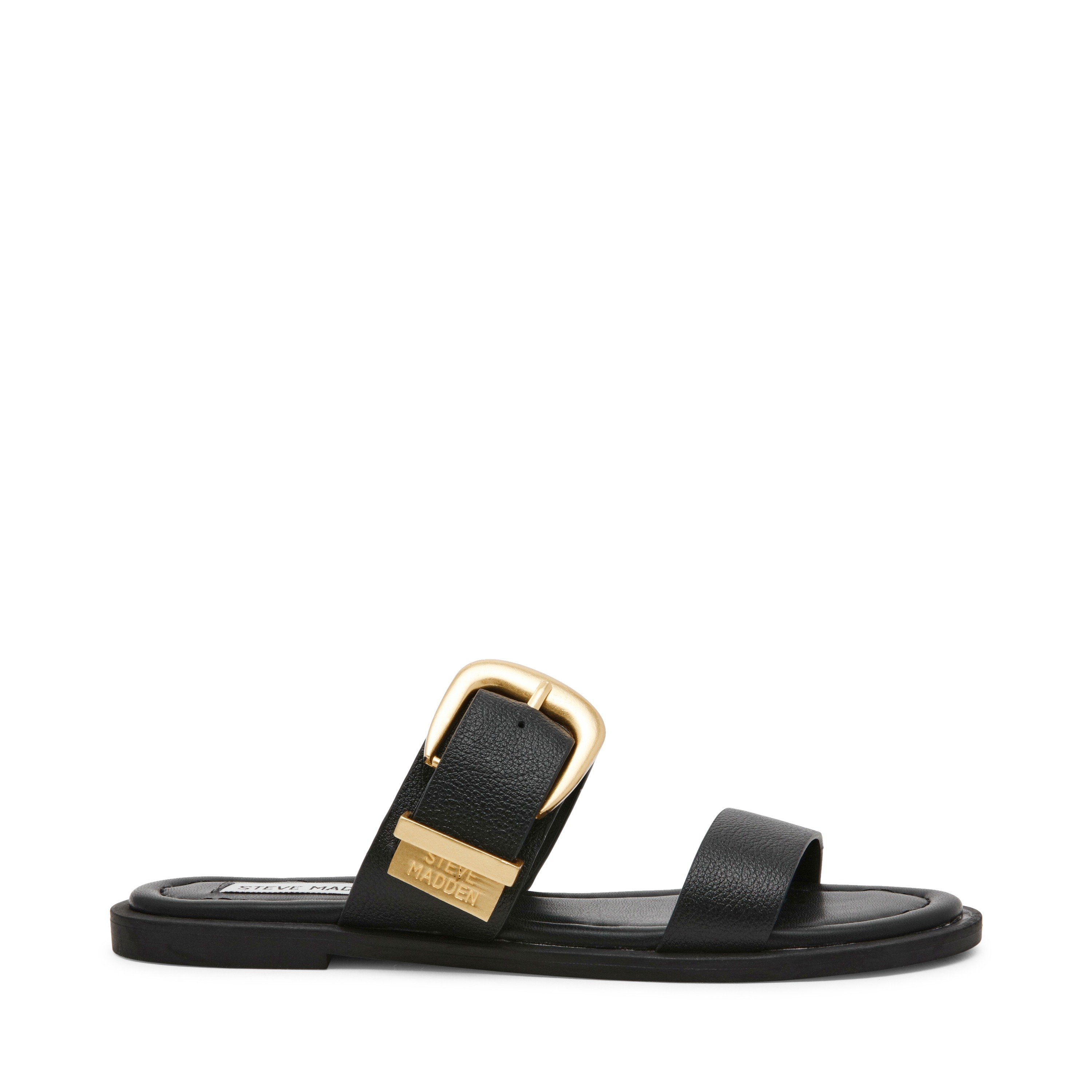 Strider-In Black  Flats