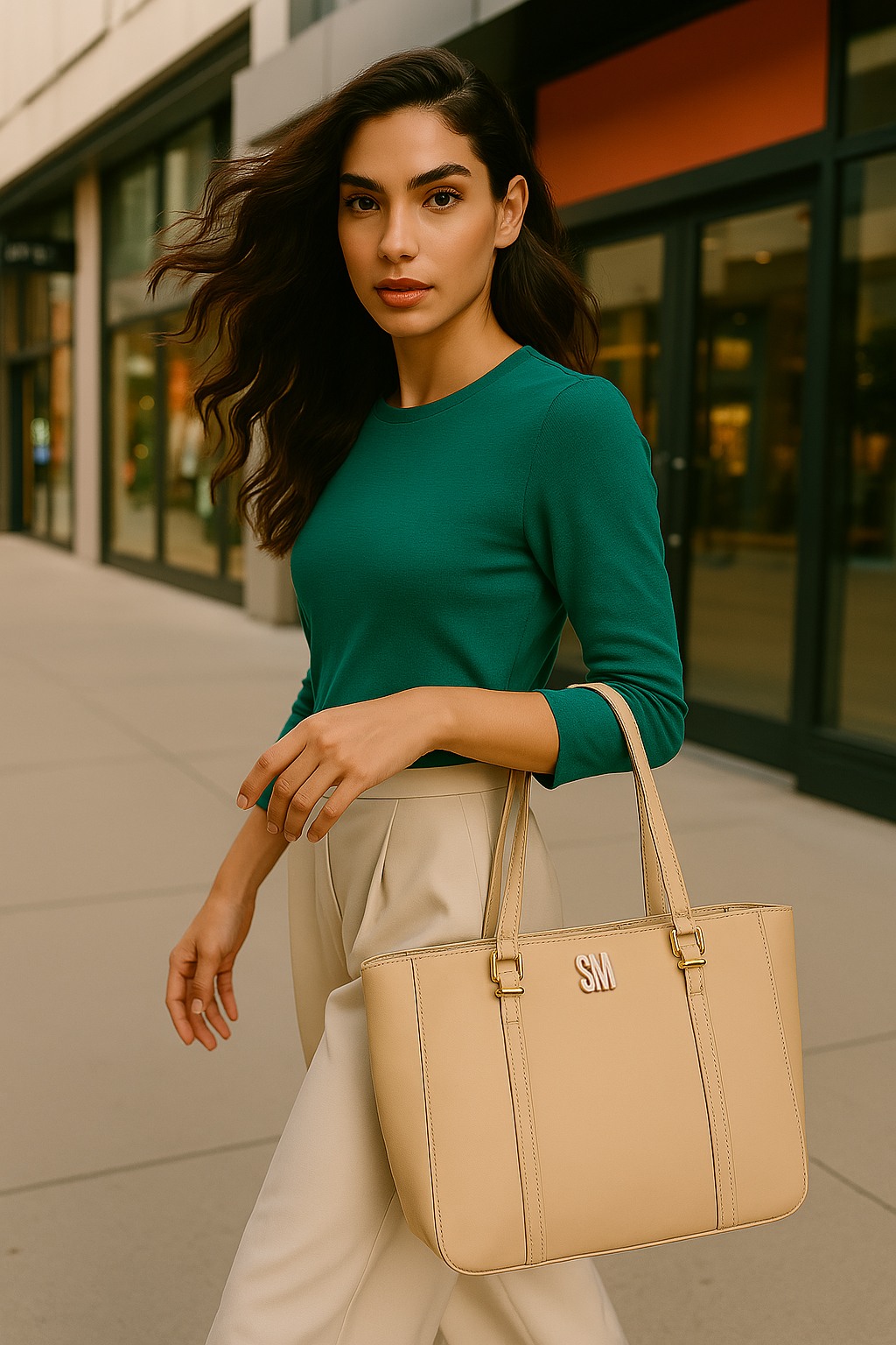 Bdusk Solid Sesame Tote
