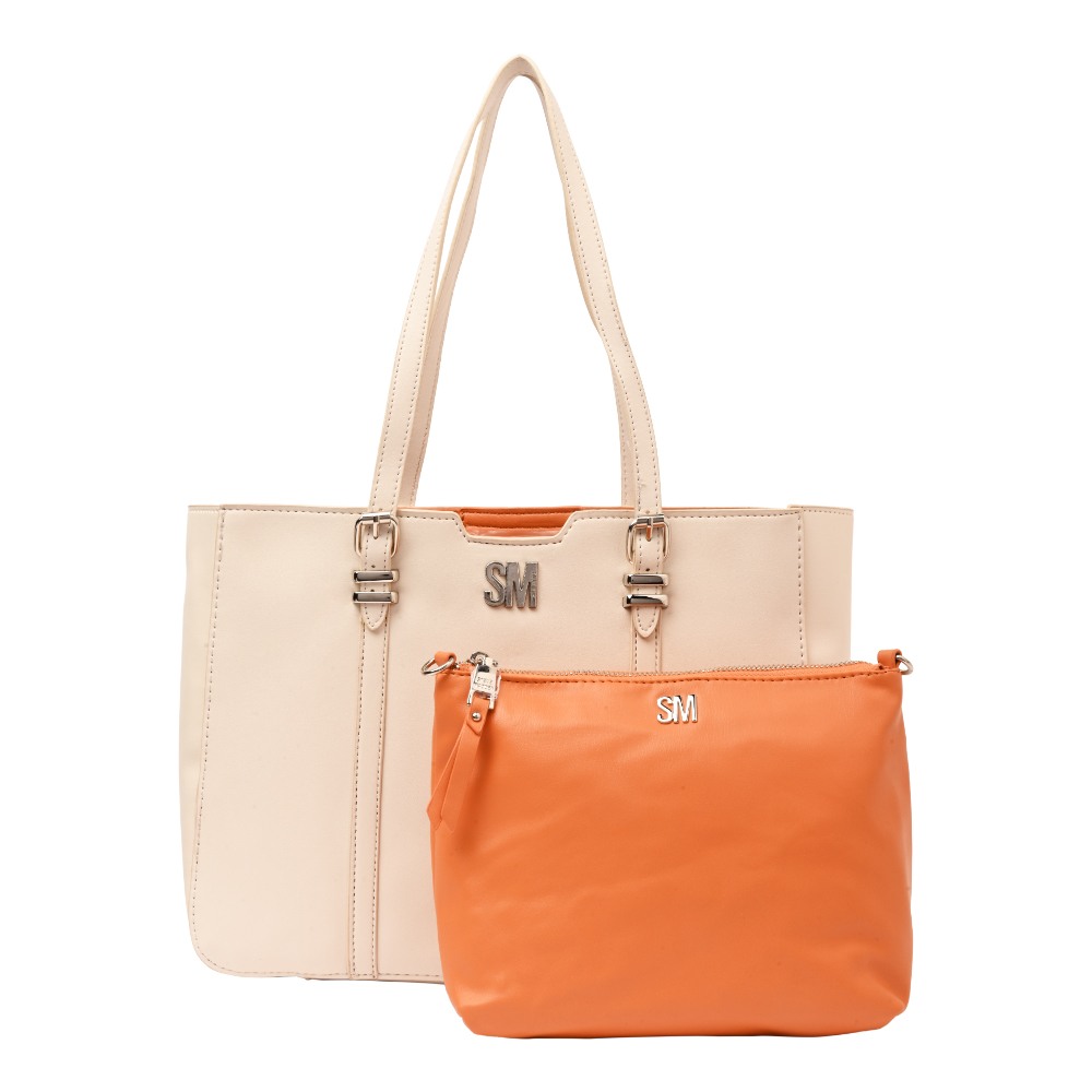 Bdusk Solid Vanilla Tote