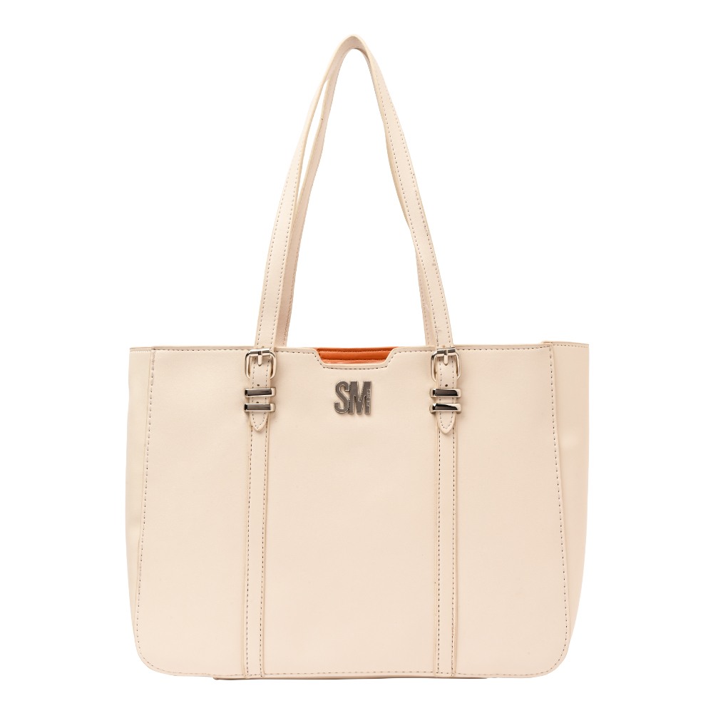 Bdusk Solid Vanilla Tote