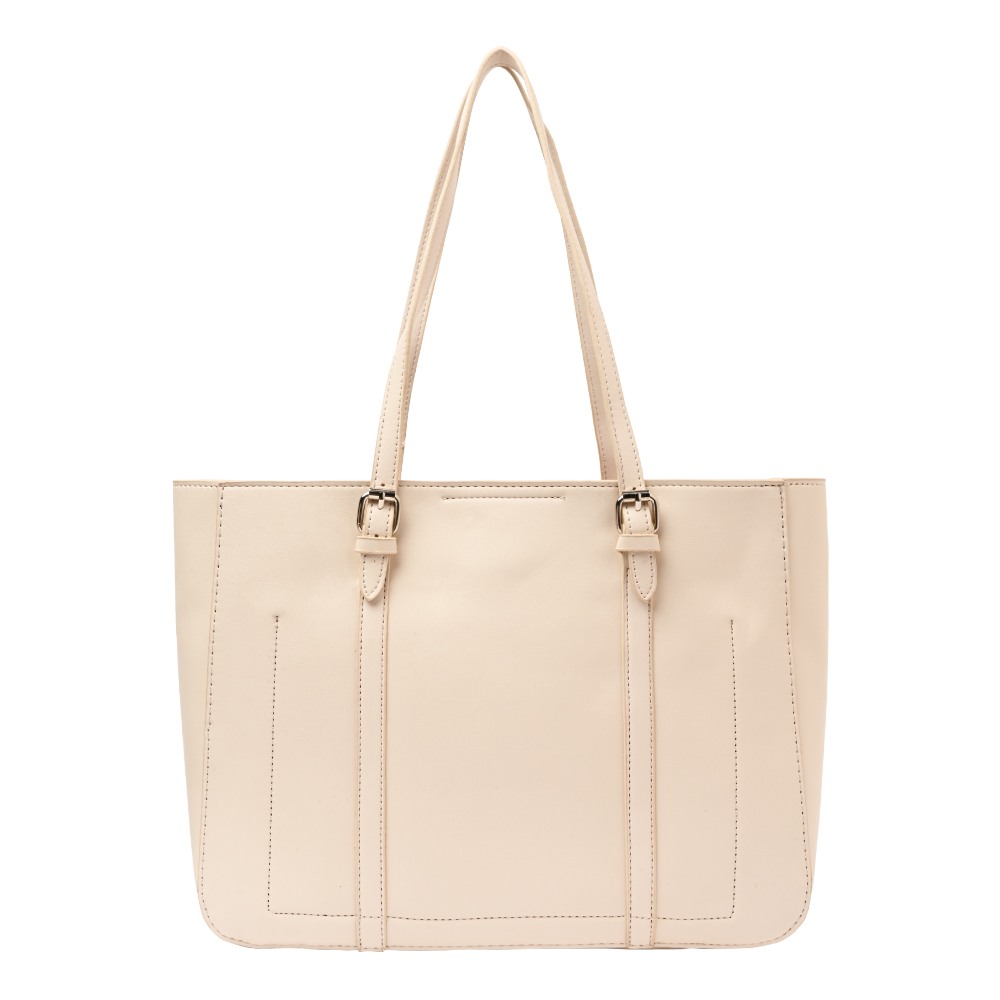 Bdusk Solid Vanilla Tote