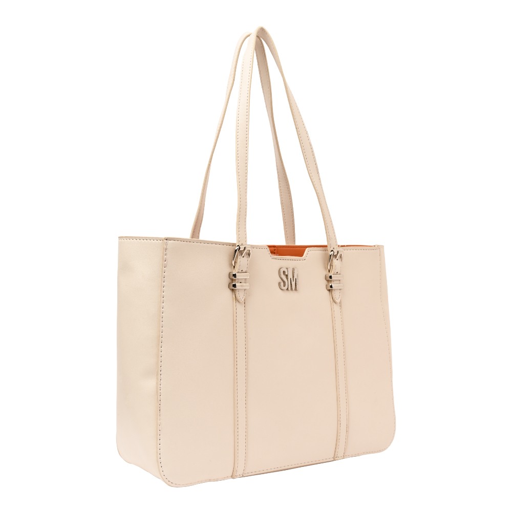 Bdusk Solid Vanilla Tote