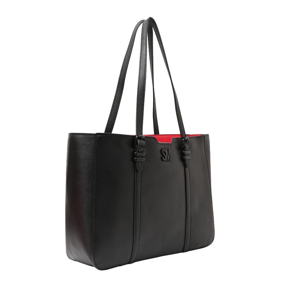 Bdusk Solid Black/Multi Tote