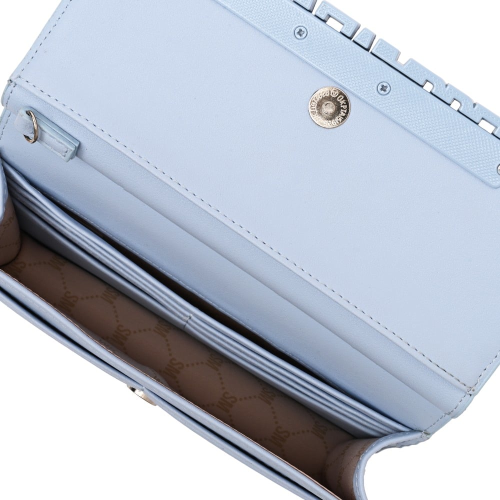 Bcabbyy Ice Blue Clutches & Wallets