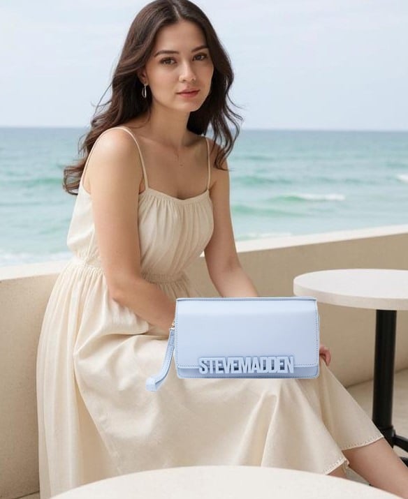 Bcabbyy Ice Blue Clutches & Wallets