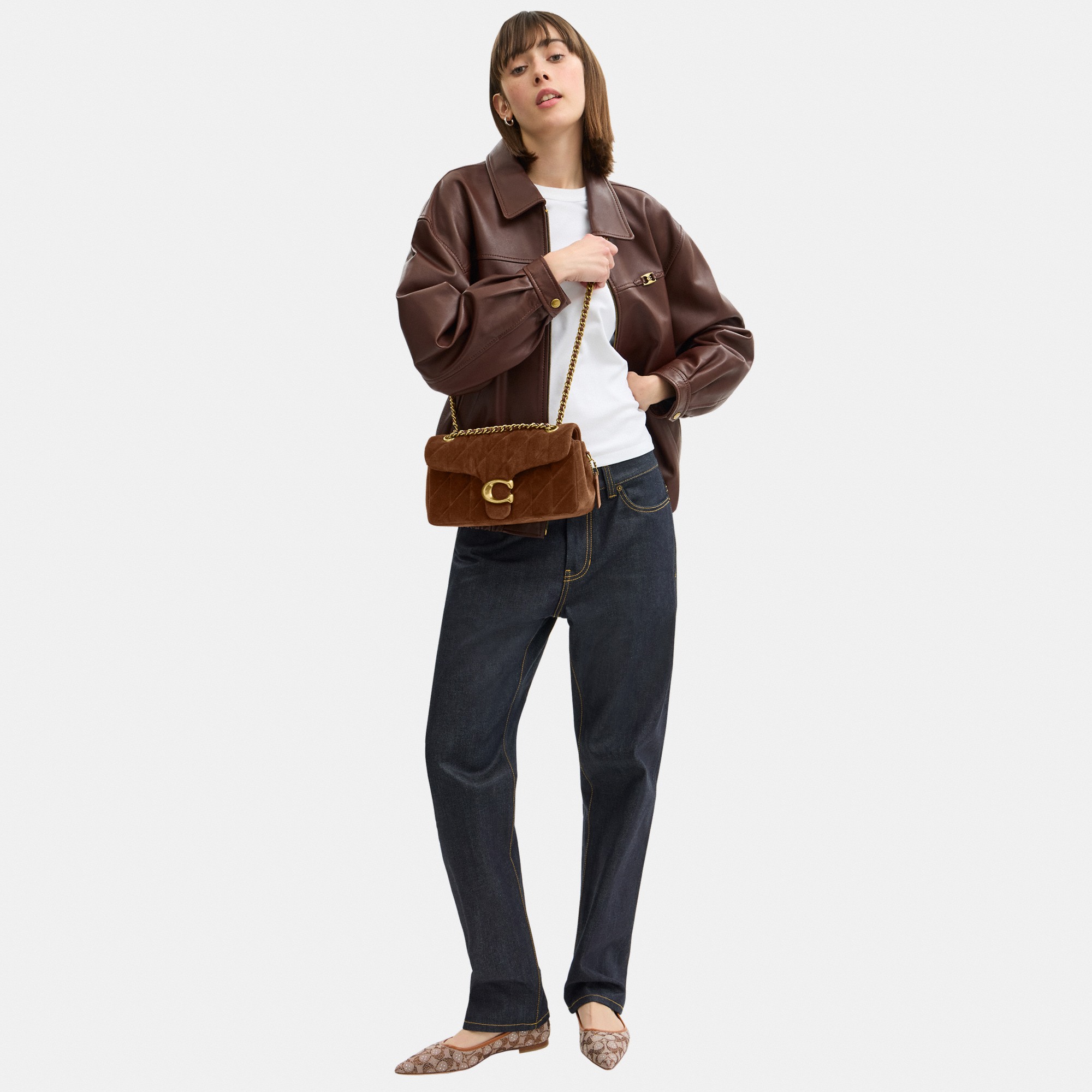 Tabby Shoulder Bag 26 With Quilting