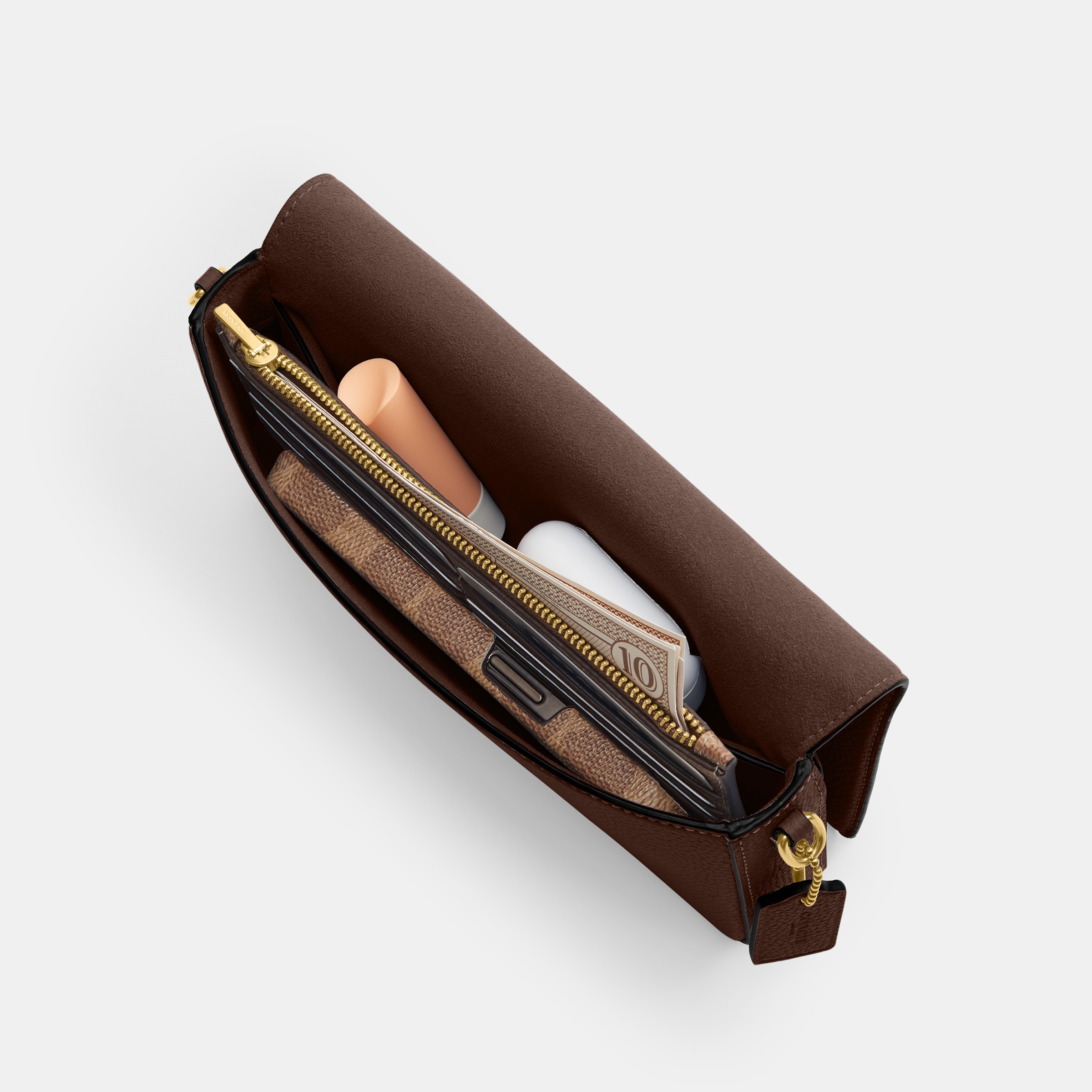 Mila Crossbody Bag With Signature Canvas