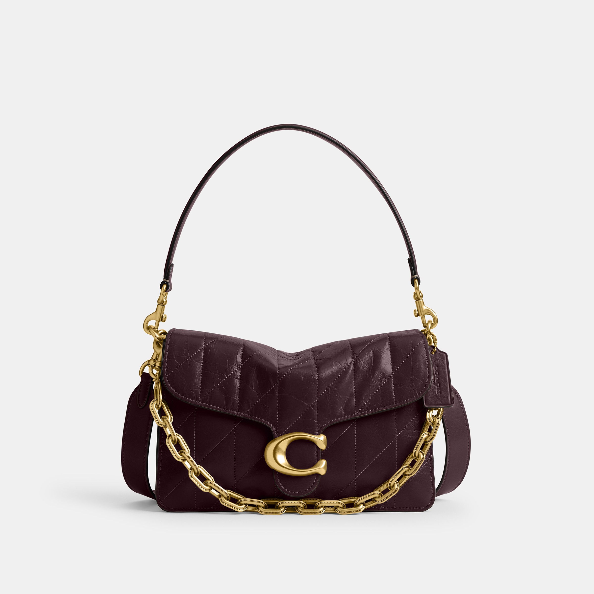 Chain Tabby Shoulder Bag With Quilting