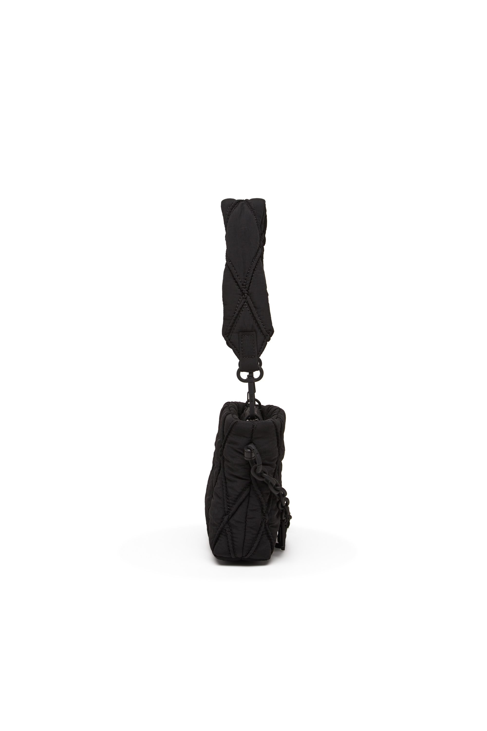 Black Pouch in quilted nylon
