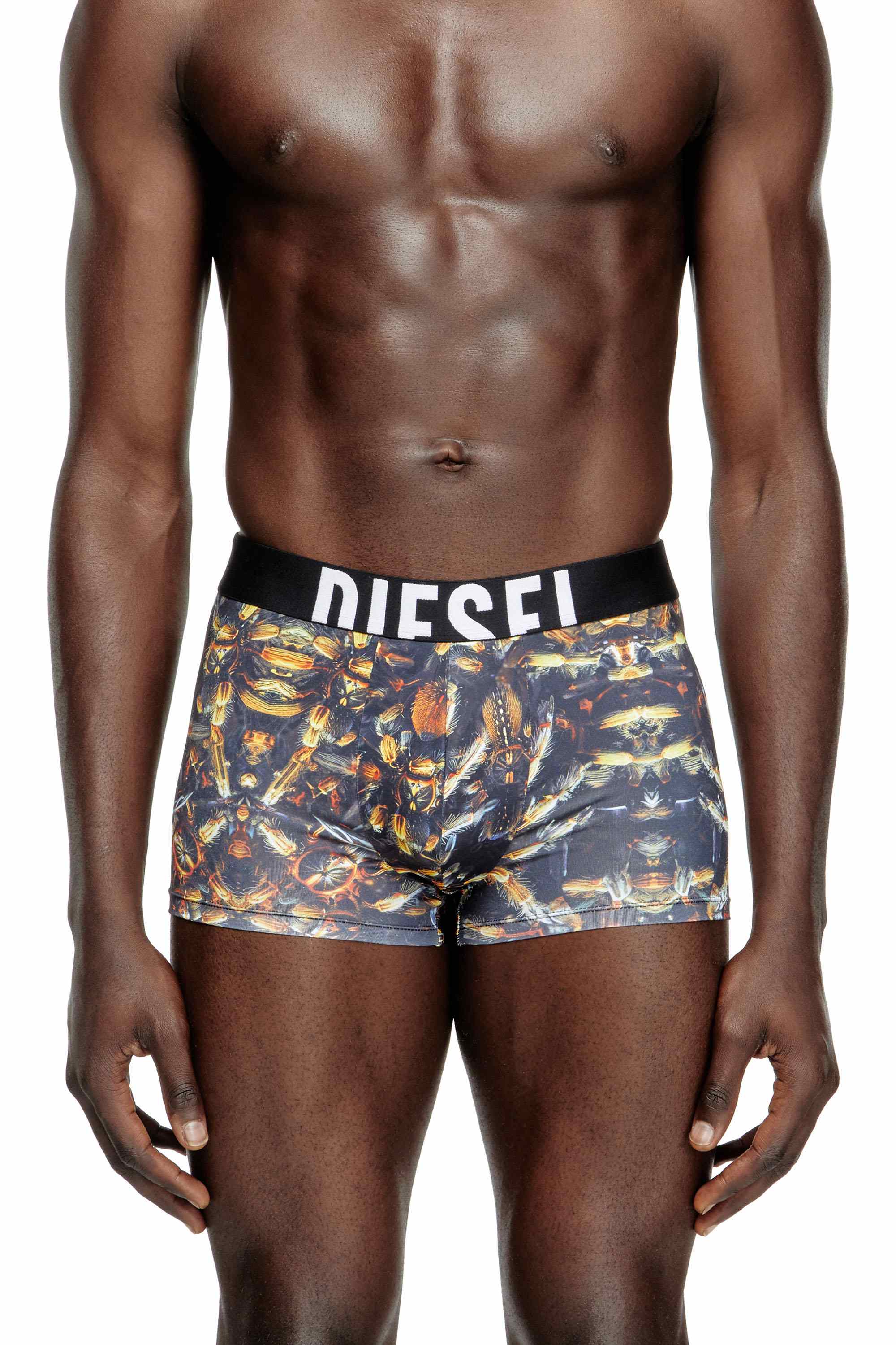 Black Boxer briefs with Pop print