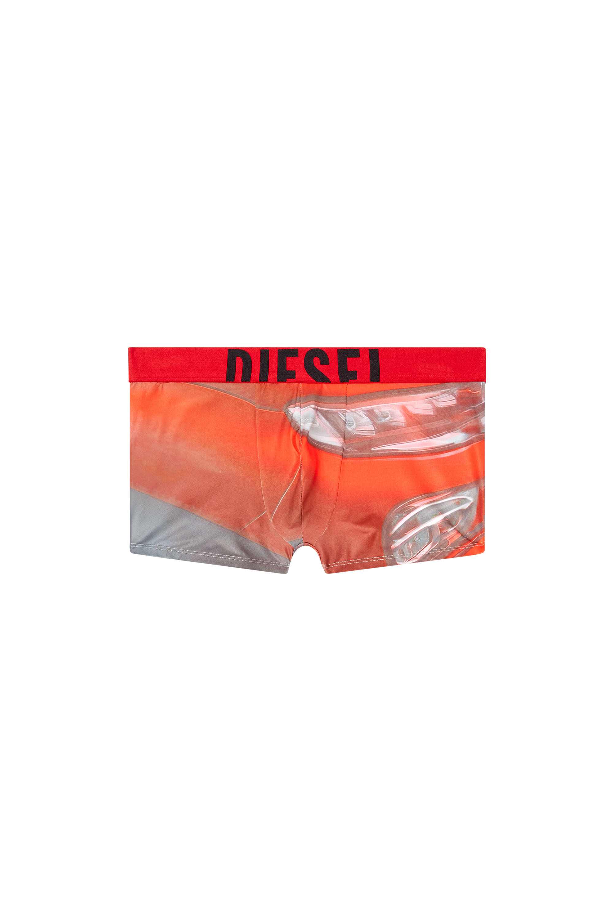 Red Boxer briefs with Pop print