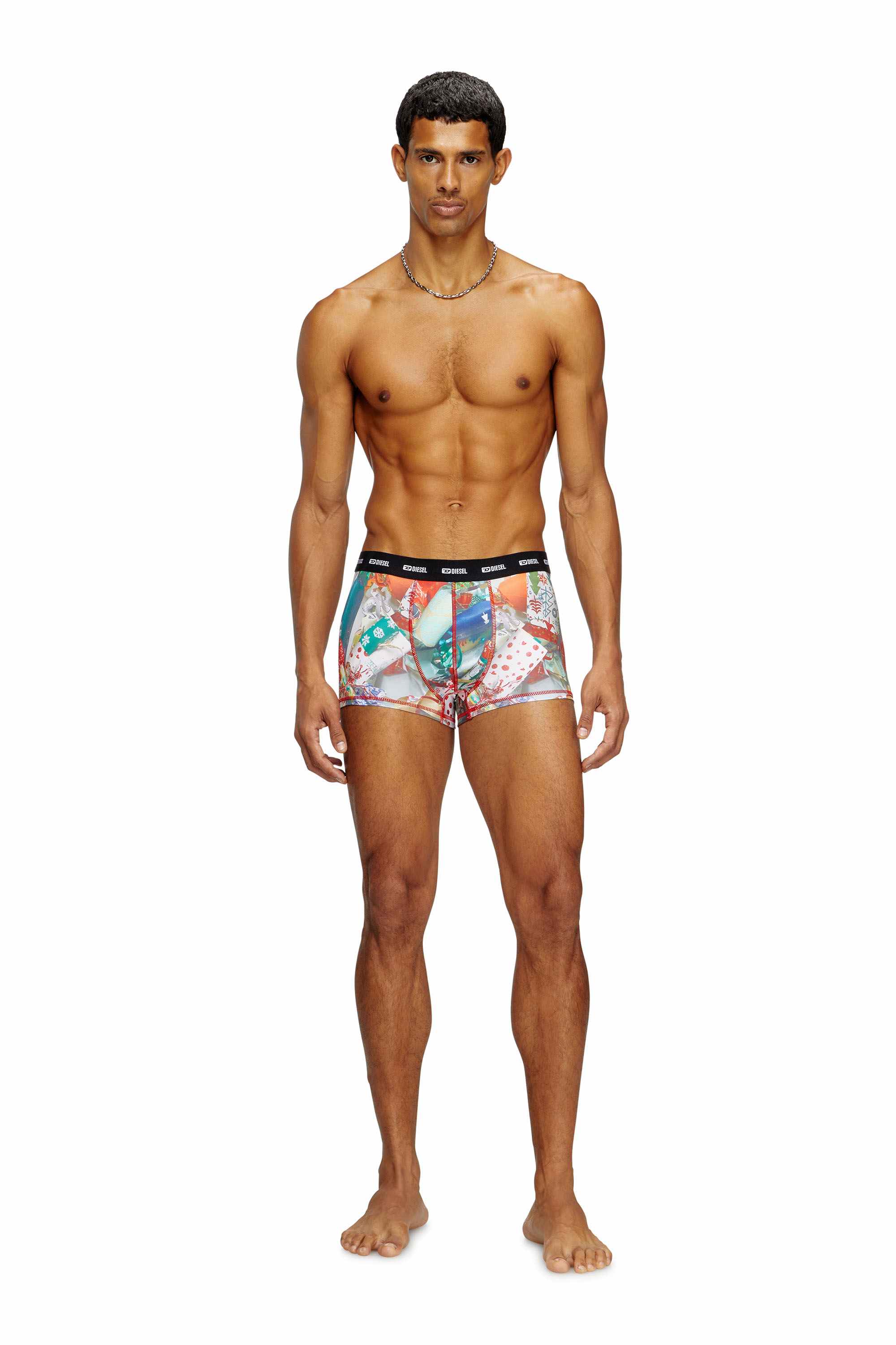 Multicolor Stretch boxers with all-over print