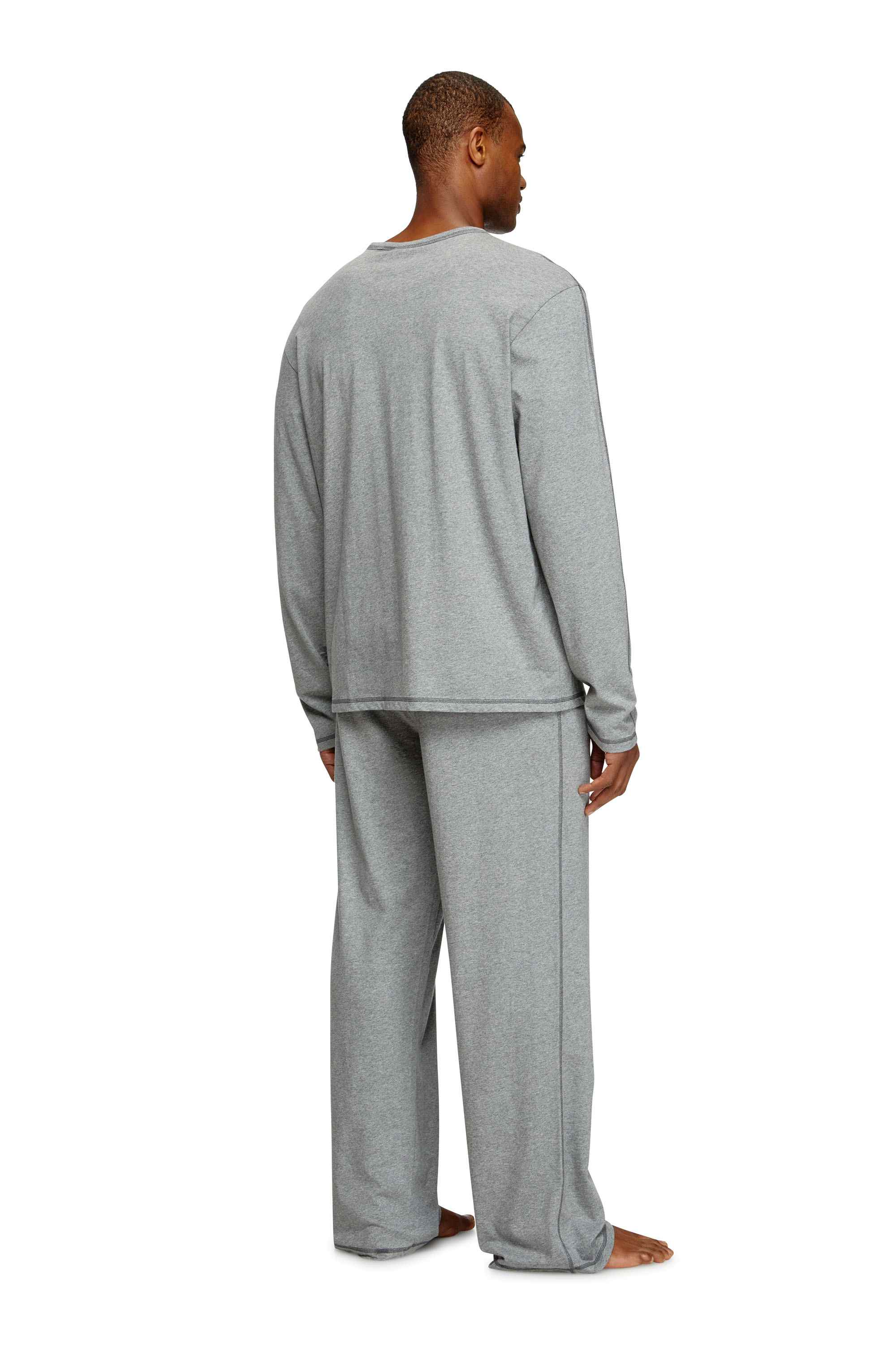 Grey Pajamas in cotton jersey